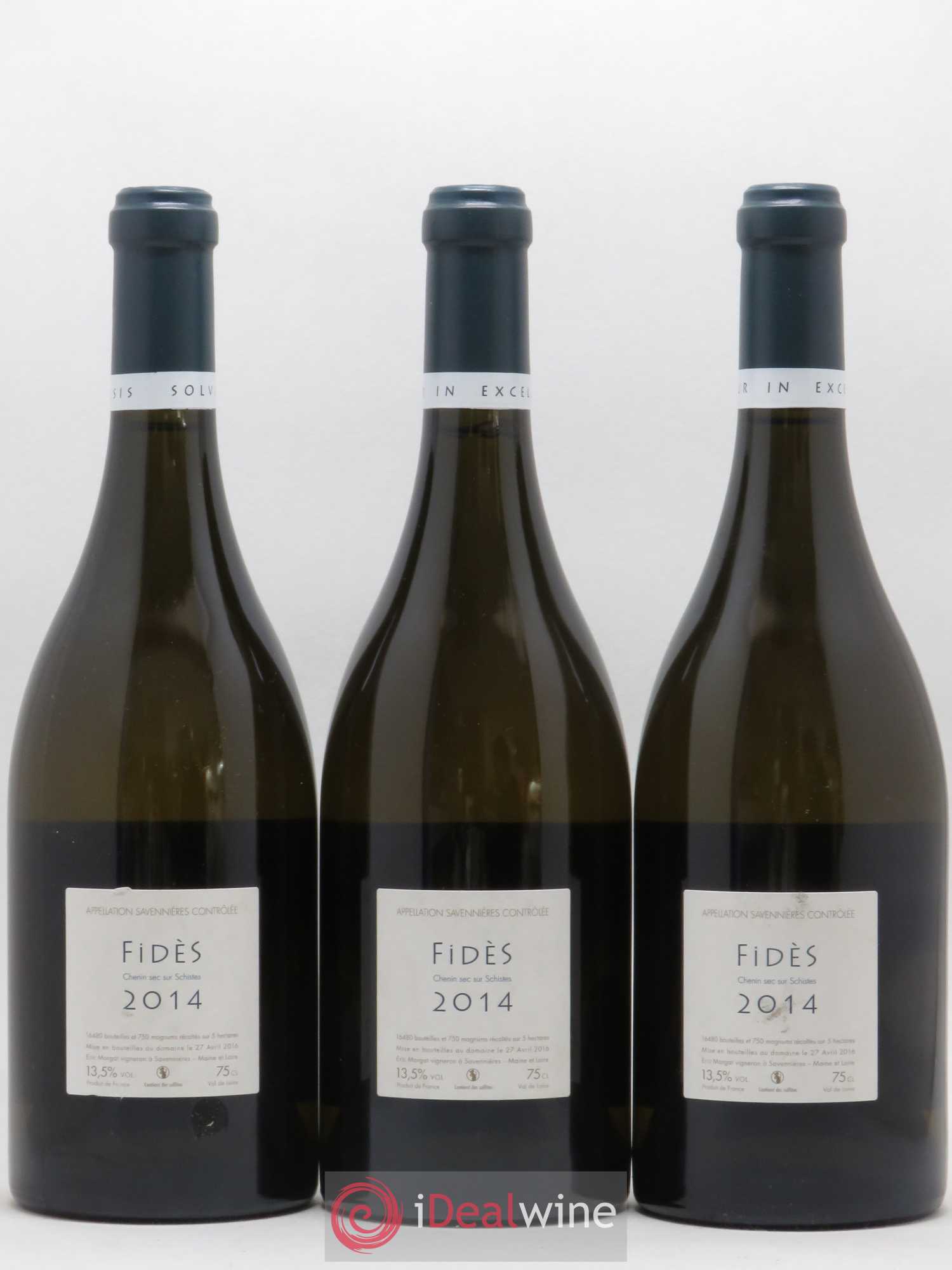 Savennières Fidès Eric Morgat 2014 - Lot de 3 bouteilles - 1