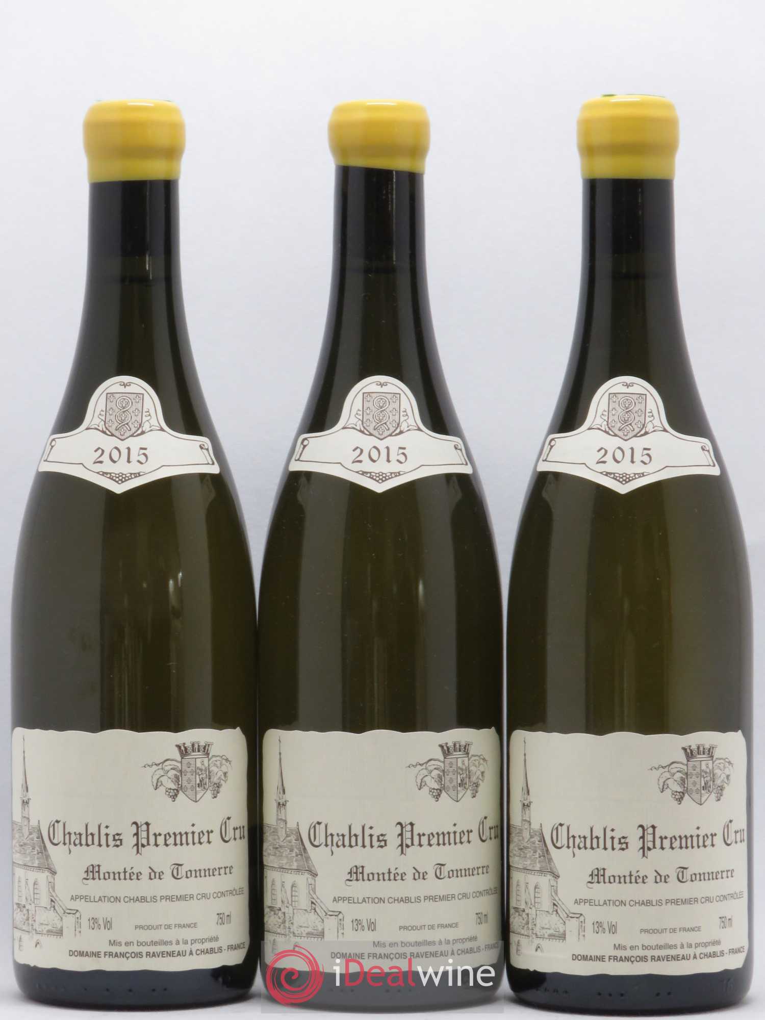 Chablis 1er Cru Montée de Tonnerre Raveneau (Domaine) 2015 - Lot de 3 bouteilles - 0
