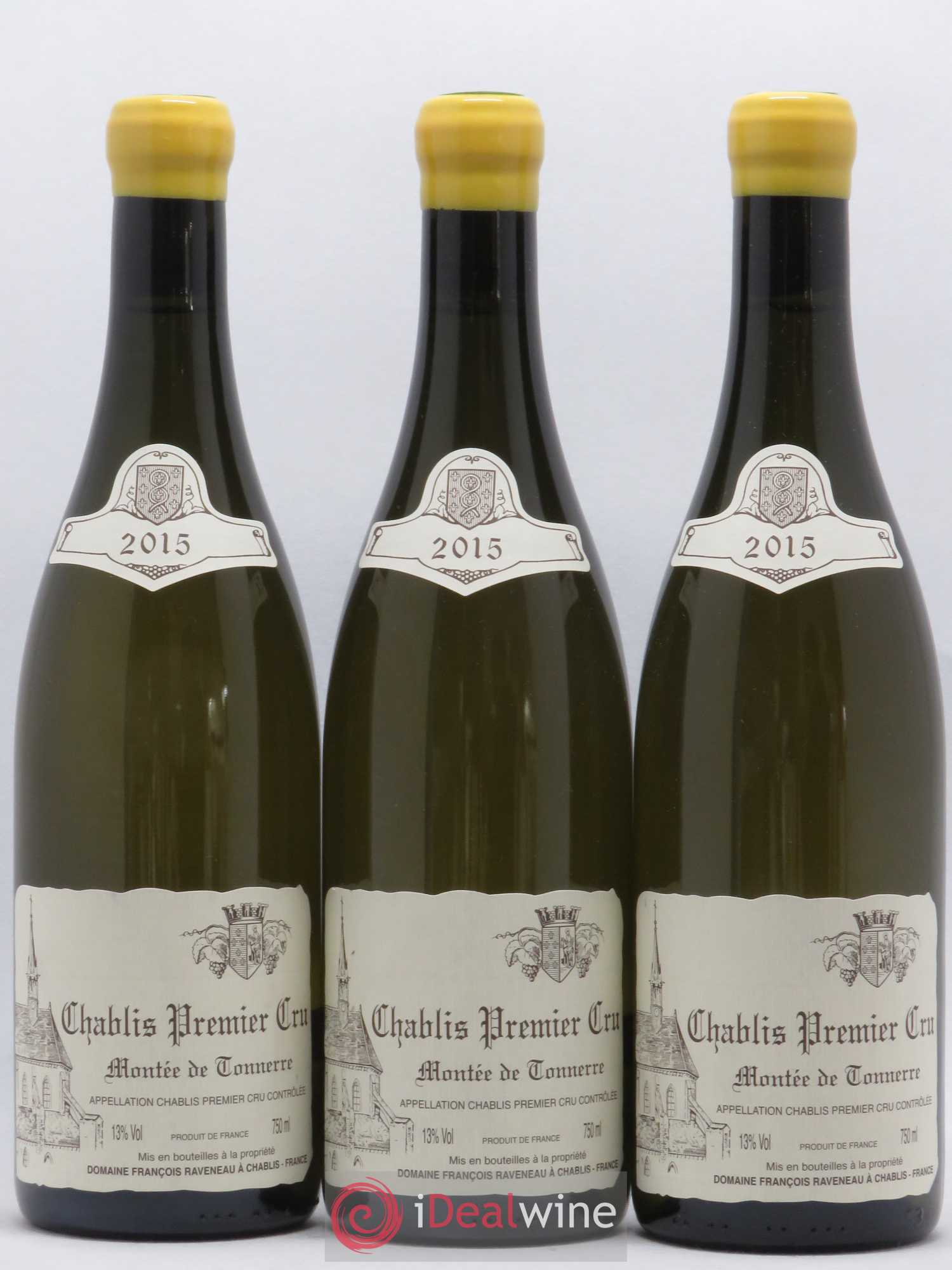 Chablis 1er Cru Montée de Tonnerre Raveneau (Domaine) 2015 - Lot de 3 bouteilles - 0