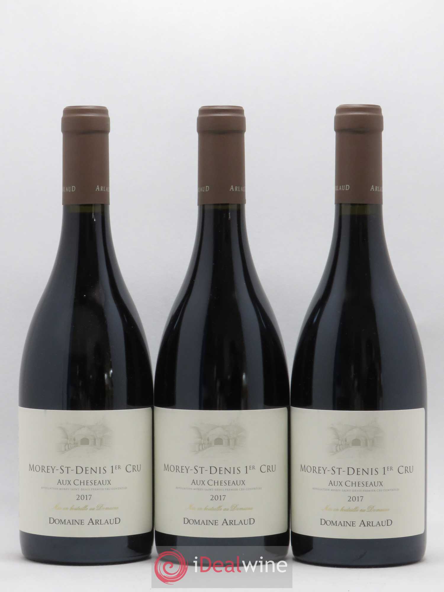 Morey-Saint-Denis 1er Cru Aux Chéseaux Arlaud 2017 - Lot de 3 bouteilles - 0