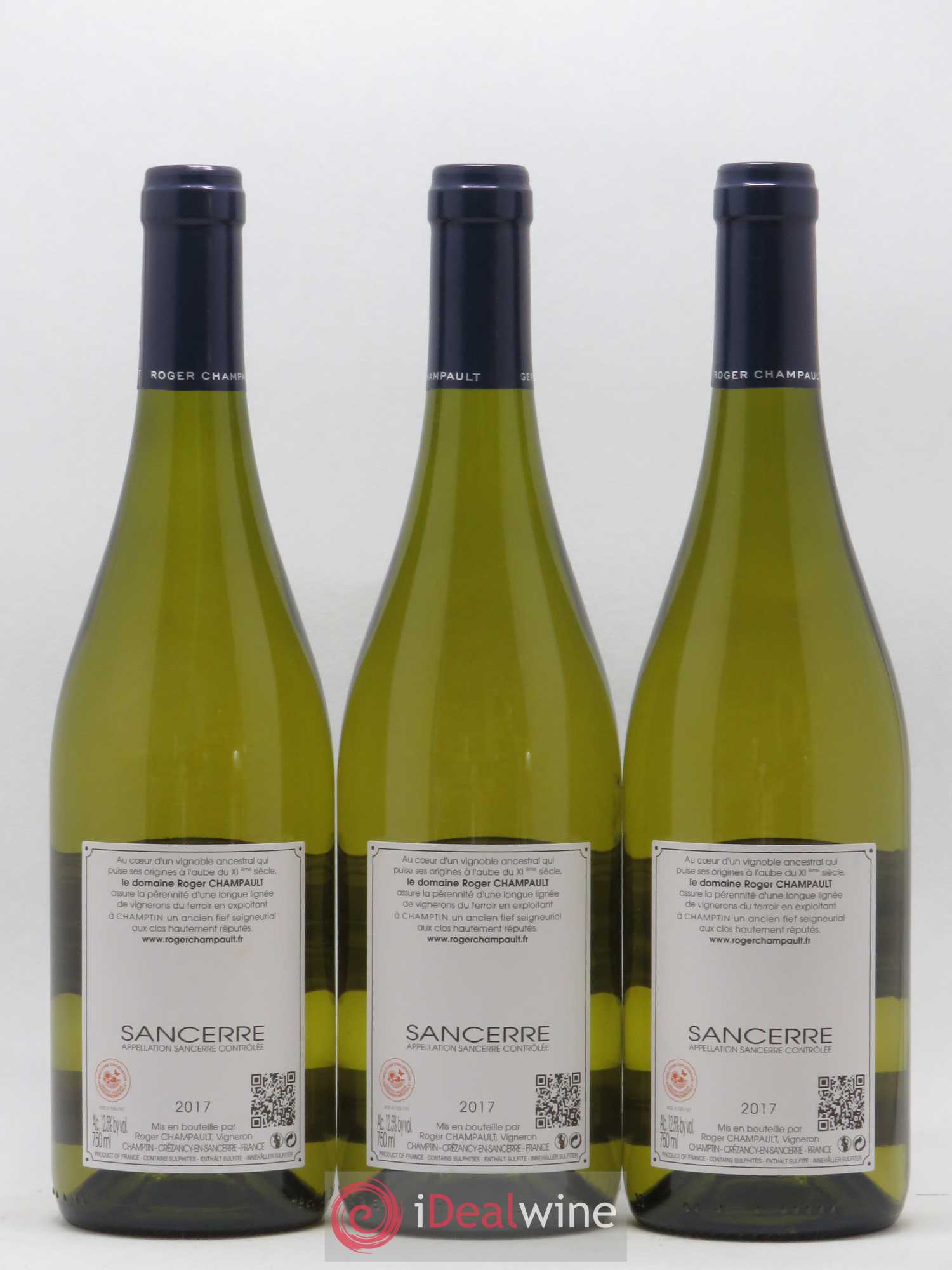 Sancerre Les Pierris Champault 2017 - Posten von 3 Flaschen - 1