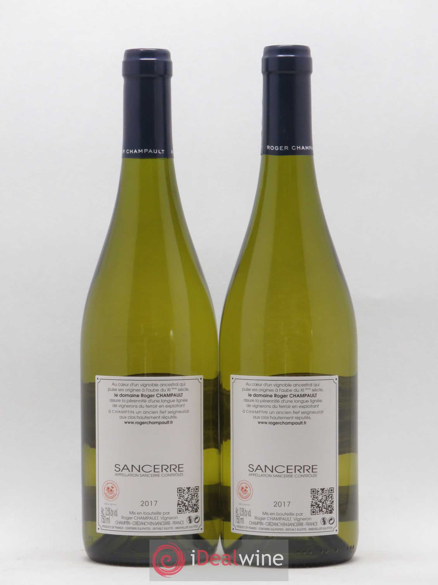 Sancerre Les Pierris Champault 2017 - Posten von 2 Flaschen - 1