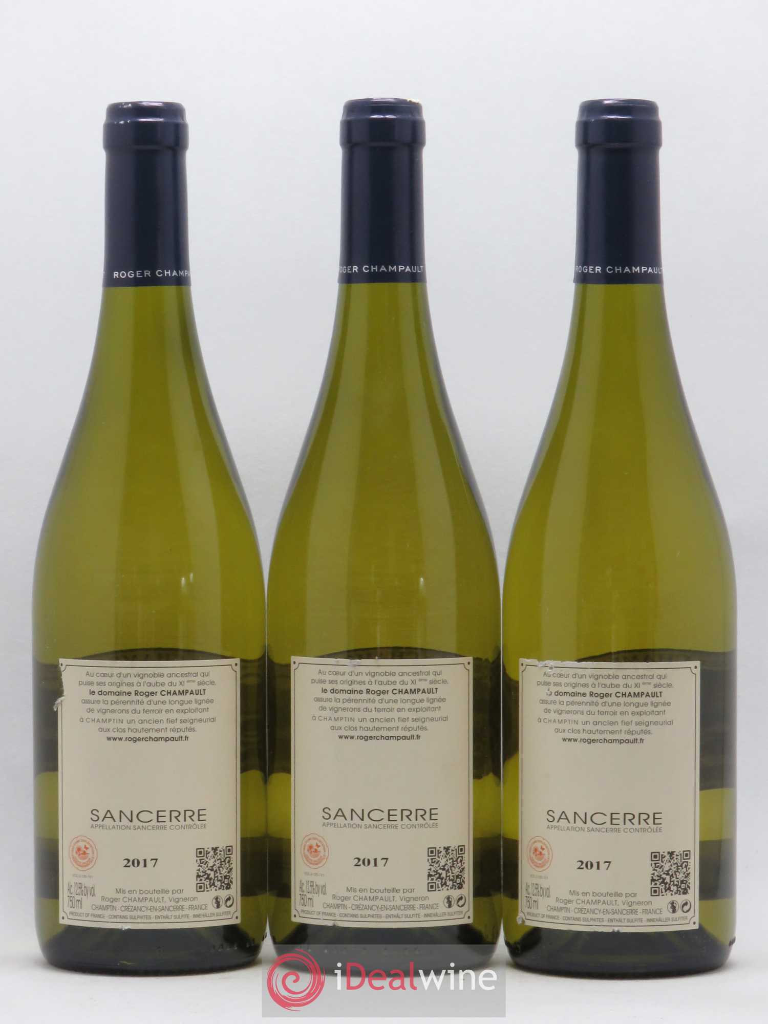 Sancerre Les Pierris Champault 2017 - Posten von 3 Flaschen - 1