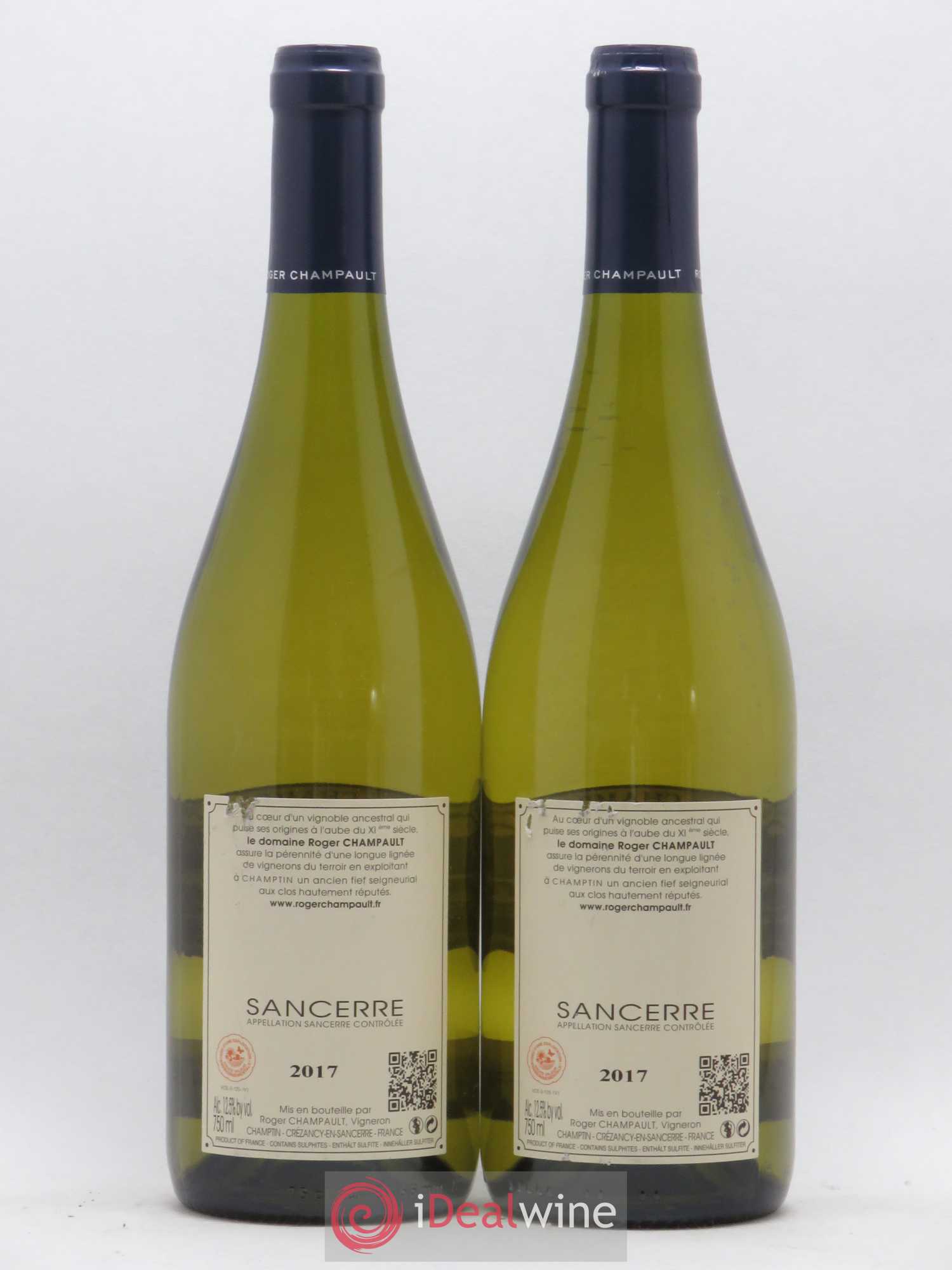 Sancerre Les Pierris Champault 2017 - Lotto di 2 bottiglie - 1