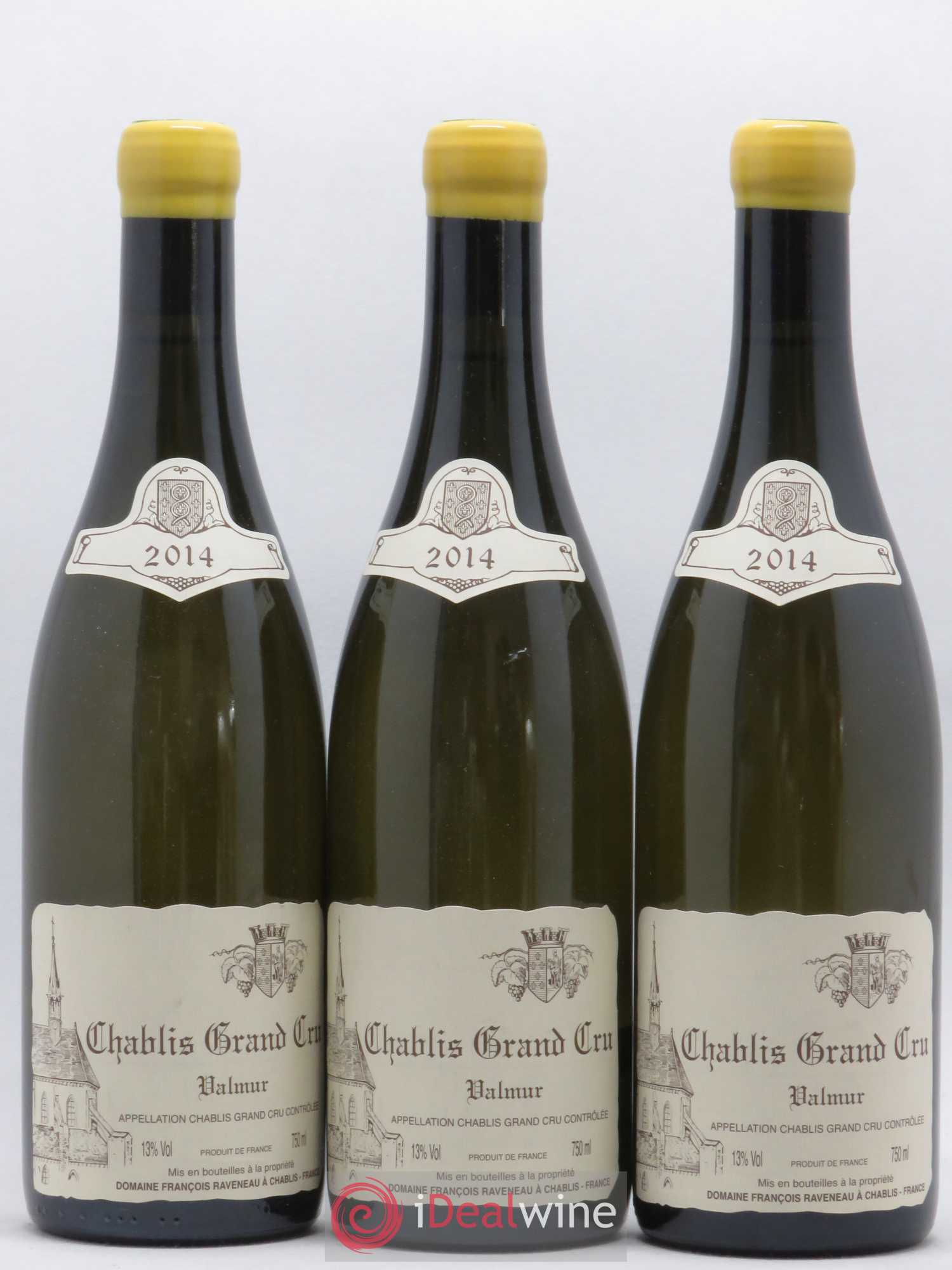 Chablis Grand Cru Valmur Raveneau (Domaine) 2014 - Lot de 3 bouteilles - 0