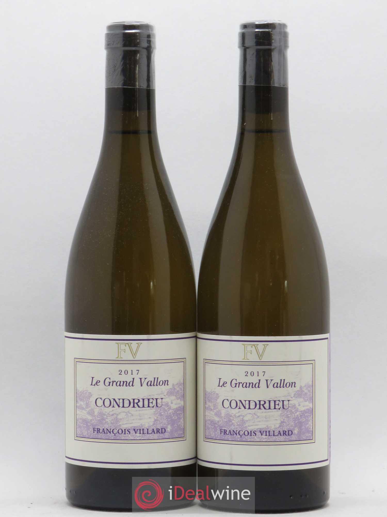 Condrieu Le Grand Vallon François Villard 2017 - Lot de 2 bouteilles - 0