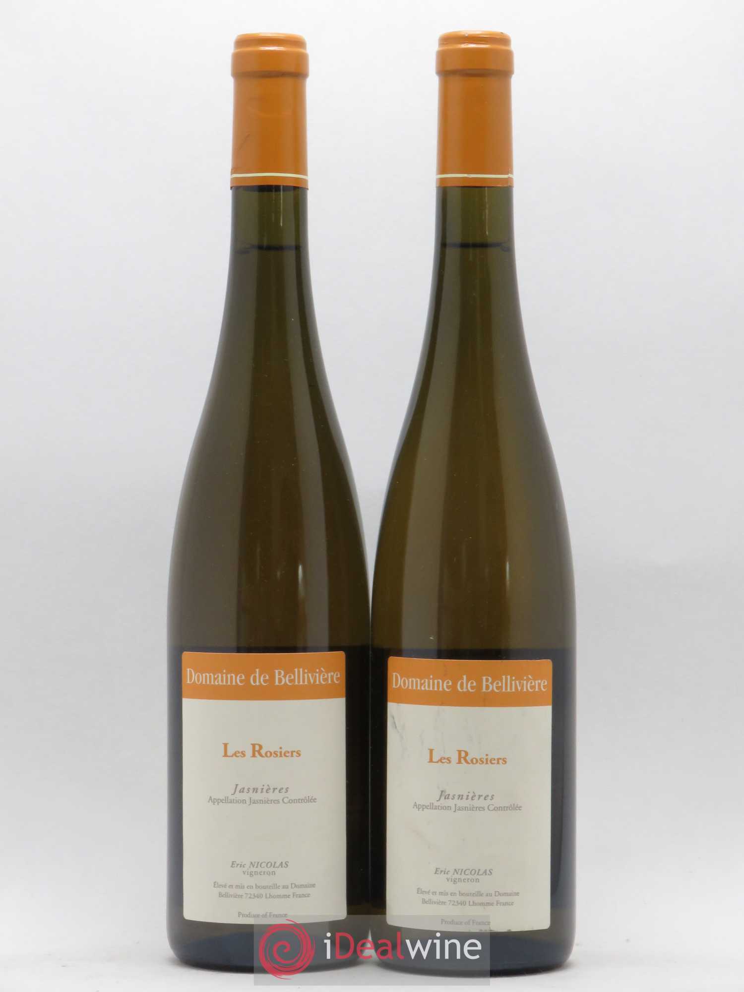 Jasnières Les Rosiers Domaine de Bellivière 2017 - Lot de 2 bouteilles - 0