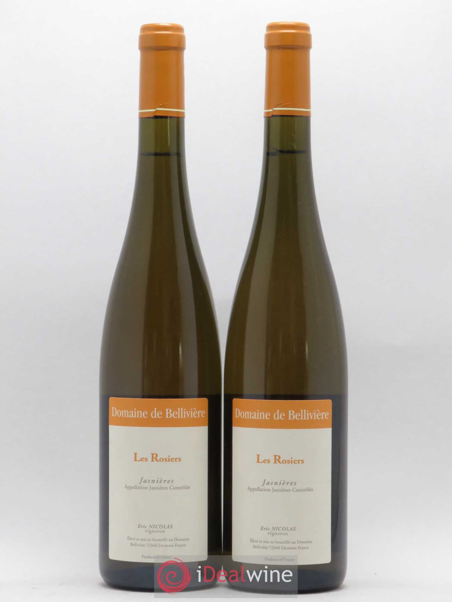 Jasnières Les Rosiers Domaine de Bellivière 2017 - Lot de 2 bouteilles - 0