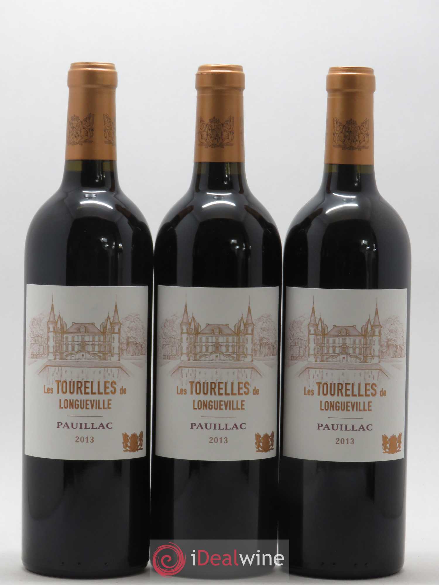 Les Tourelles de Longueville Second Vin 2013 - Lot de 3 bouteilles - 0