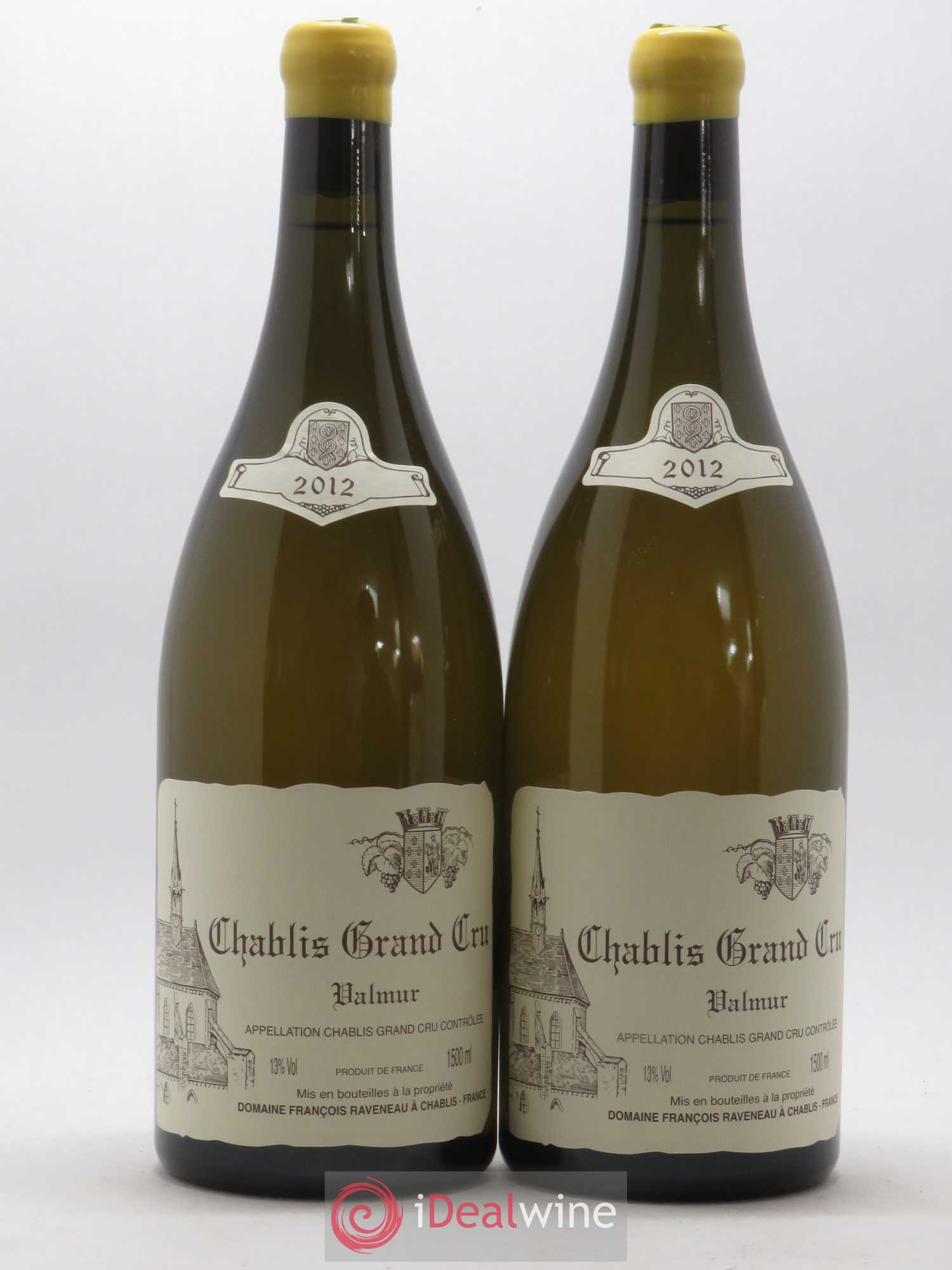 Chablis Grand Cru Valmur Raveneau (Domaine) 2012 - Lot de 2 magnums - 0