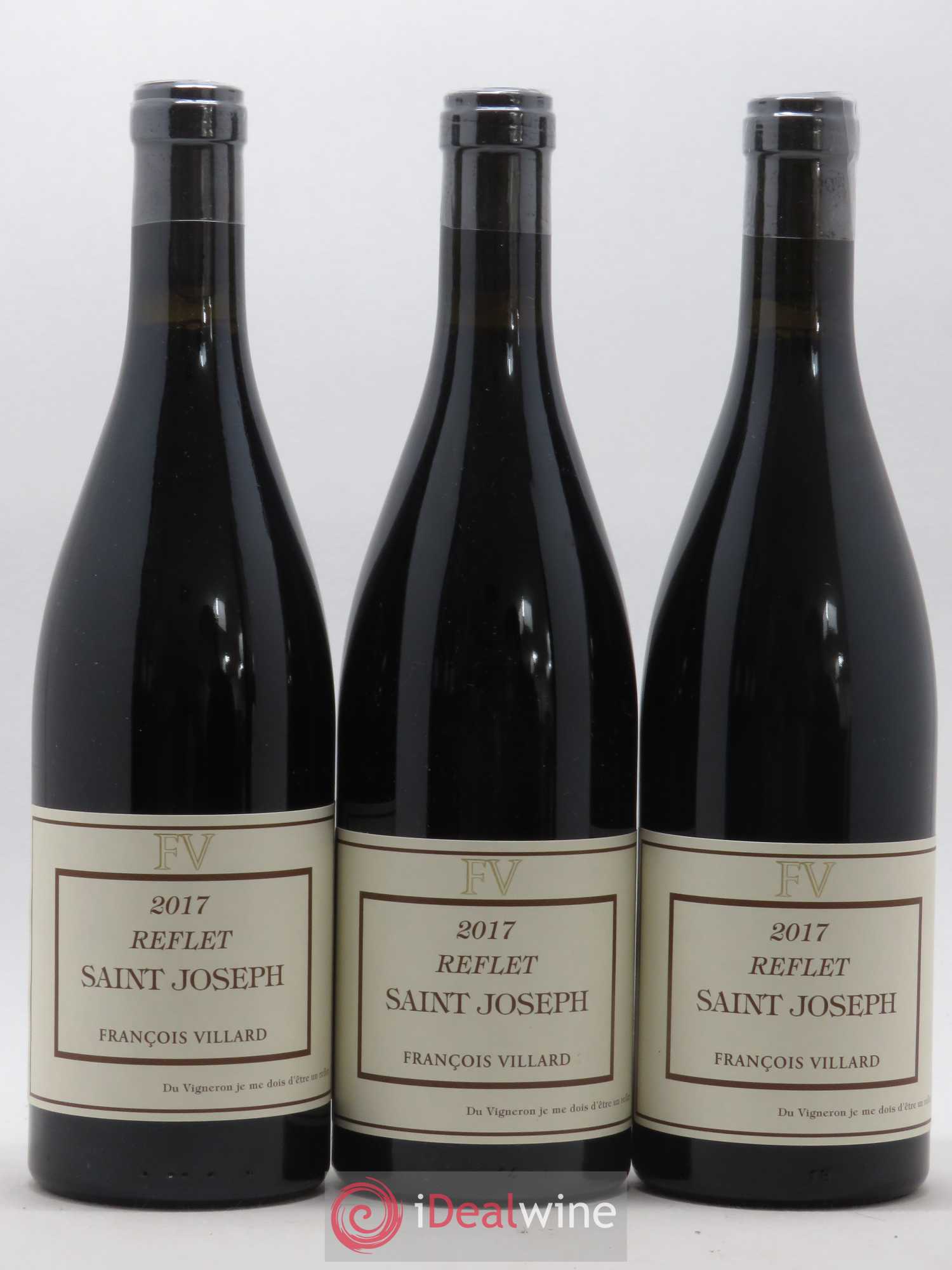Saint-Joseph Reflet François Villard 2017 - Lot de 3 bouteilles - 0