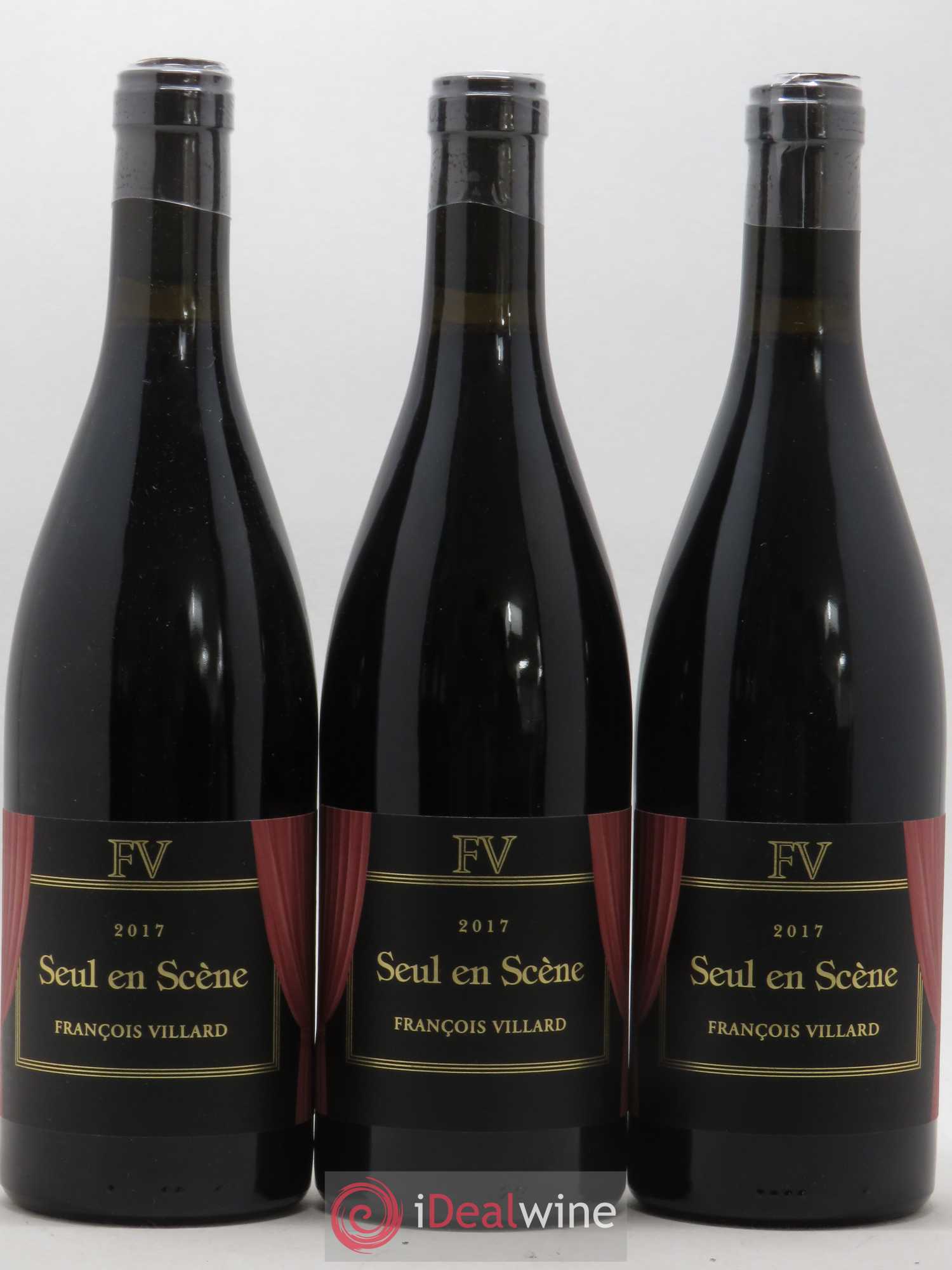 Vin de France Seul en scene Francois Villard 2017 - Posten von 3 Flaschen - 0