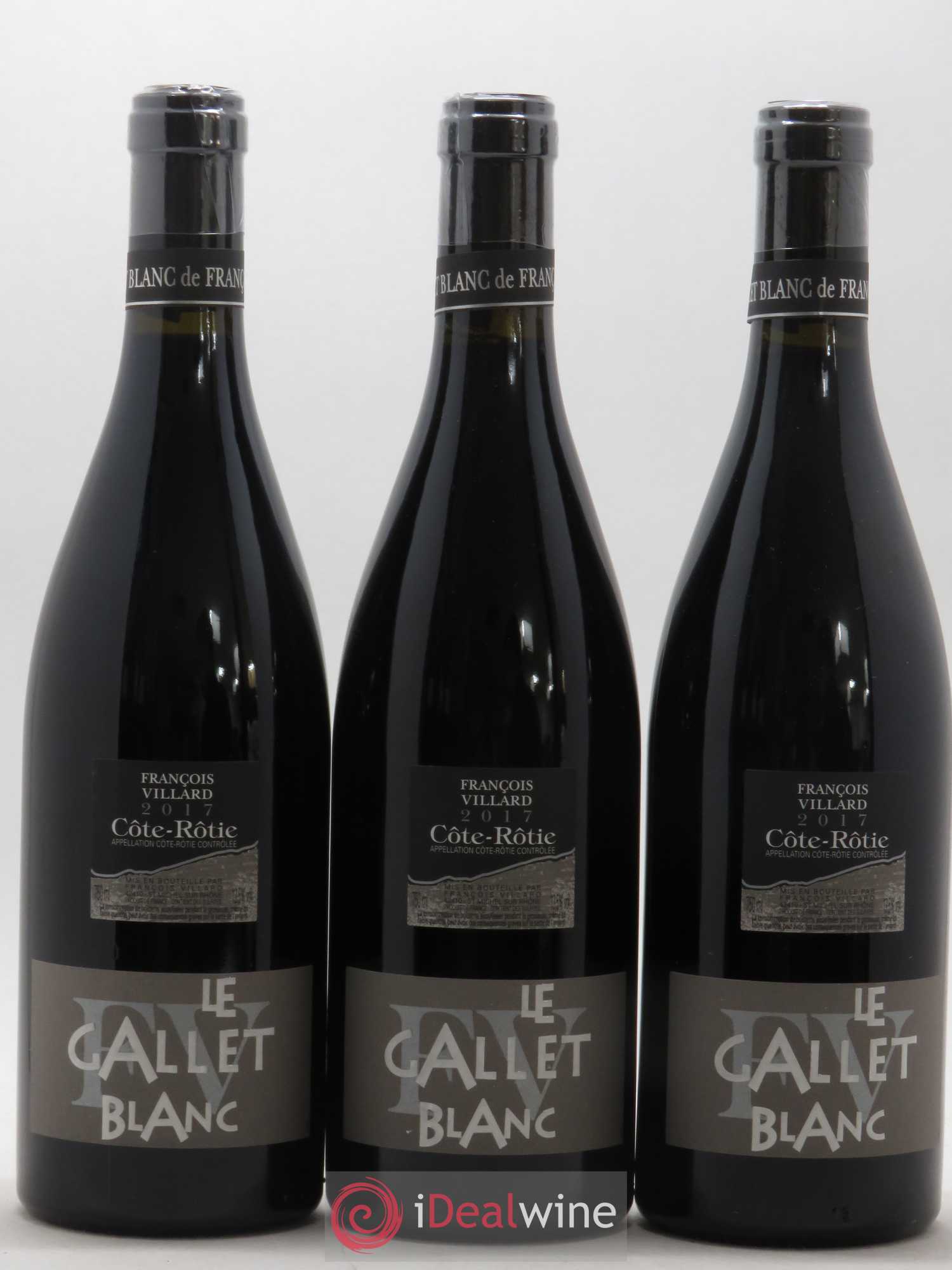 Côte-Rôtie Le Gallet Blanc François Villard 2017 - Lot de 3 bouteilles - 0