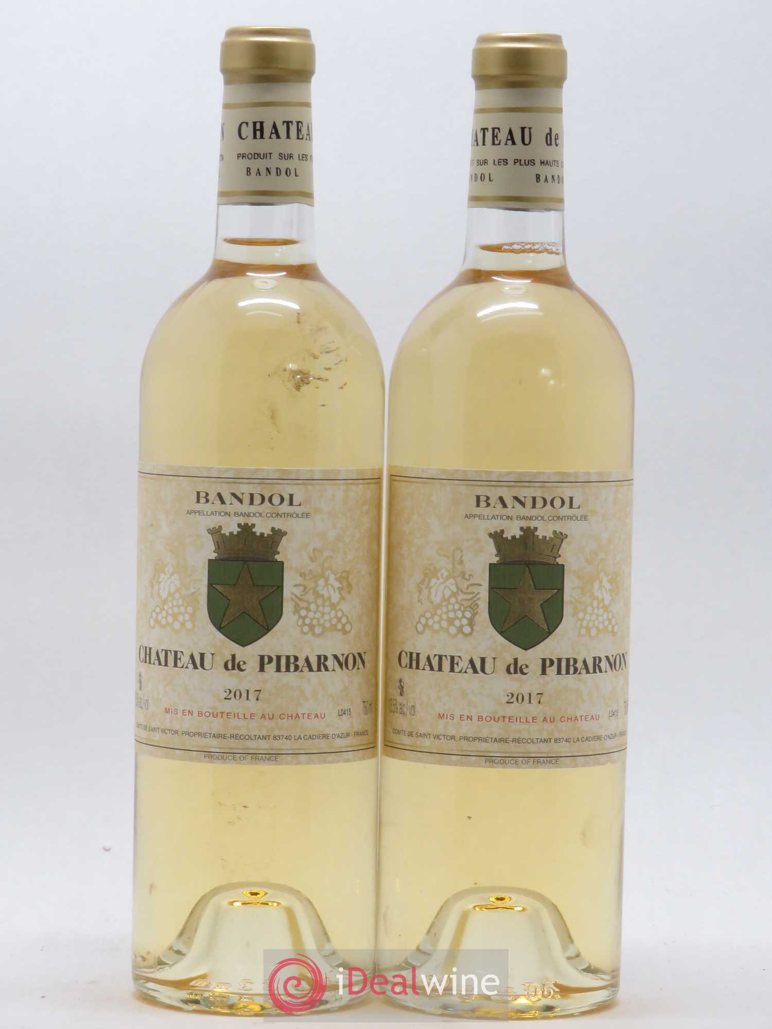 Bandol Château de Pibarnon Comte de Saint-Victor 2017 - Lot de 2 bouteilles - 0