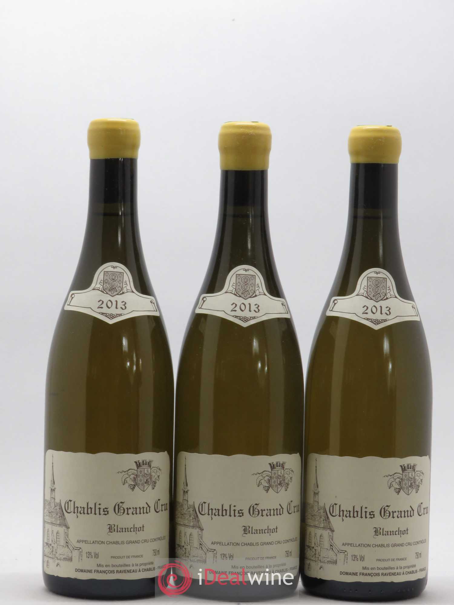 Chablis Grand Cru Blanchot Raveneau (Domaine) 2013 - Lot de 3 bouteilles - 0
