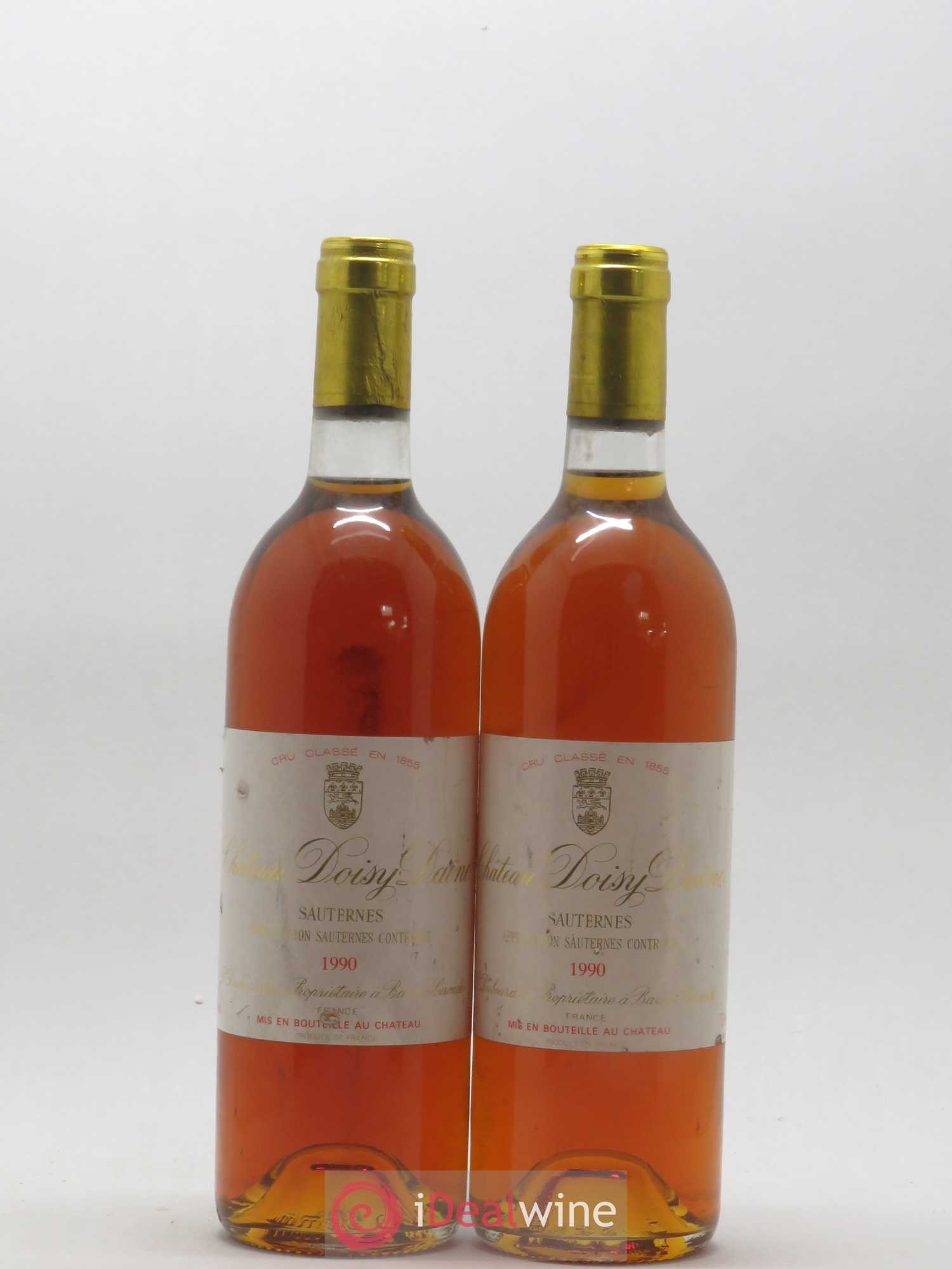 Château Doisy Daëne 2ème Grand Cru Classé 1990 - Lotto di 2 bottiglie - 0