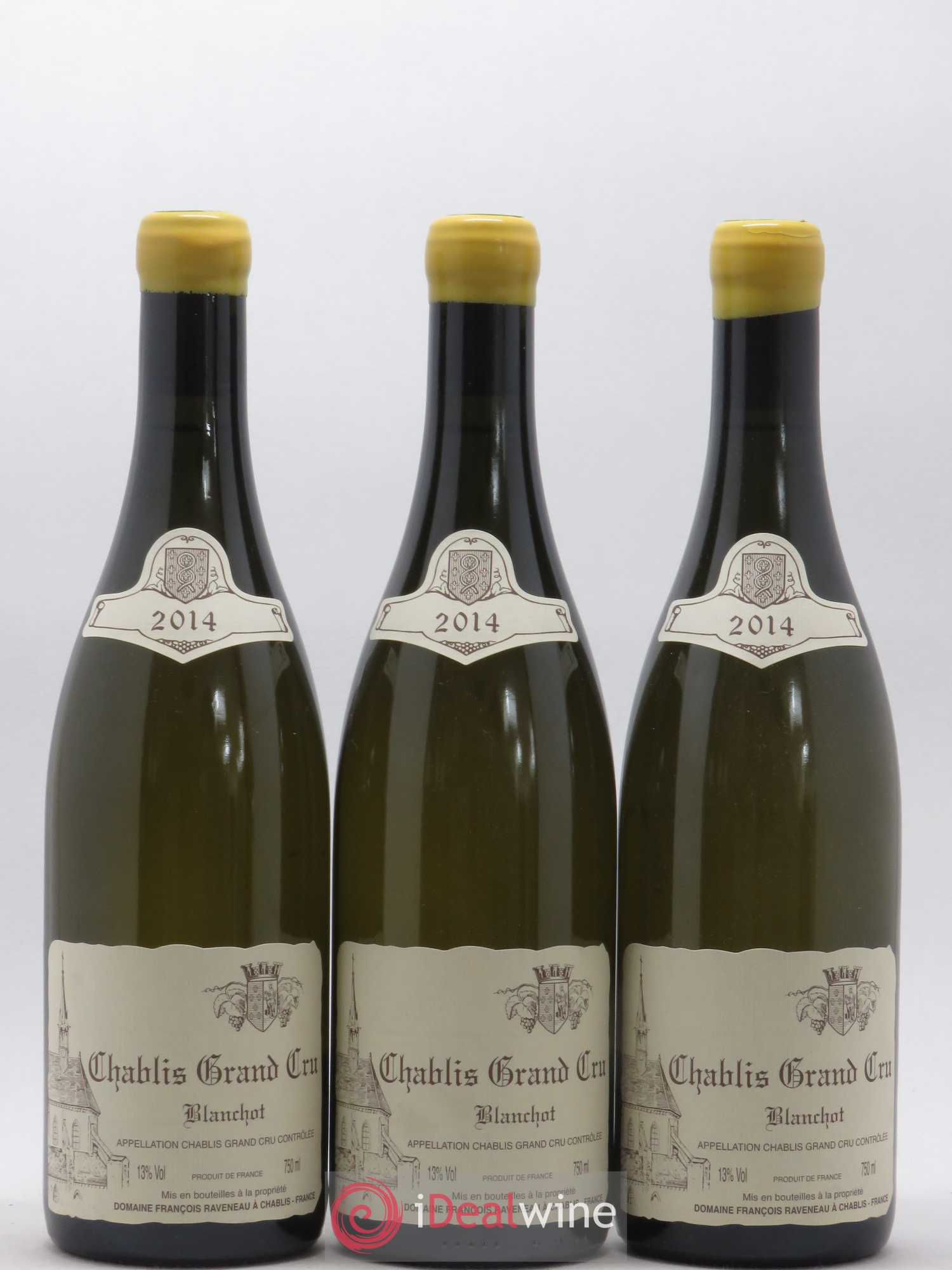 Chablis Grand Cru Blanchot Raveneau (Domaine) 2014 - Lot de 3 bouteilles - 0