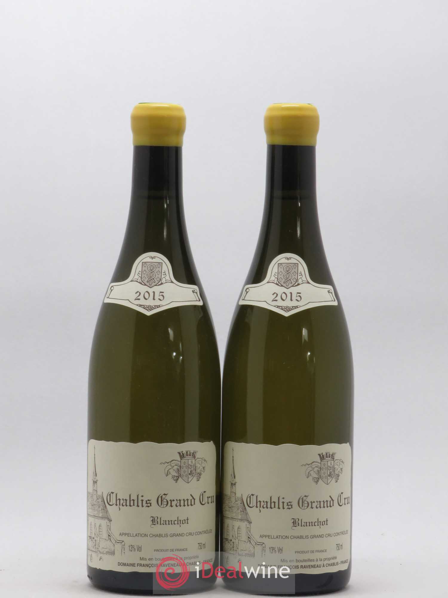 Chablis Grand Cru Blanchot Raveneau (Domaine) 2015 - Lot de 2 bouteilles - 0