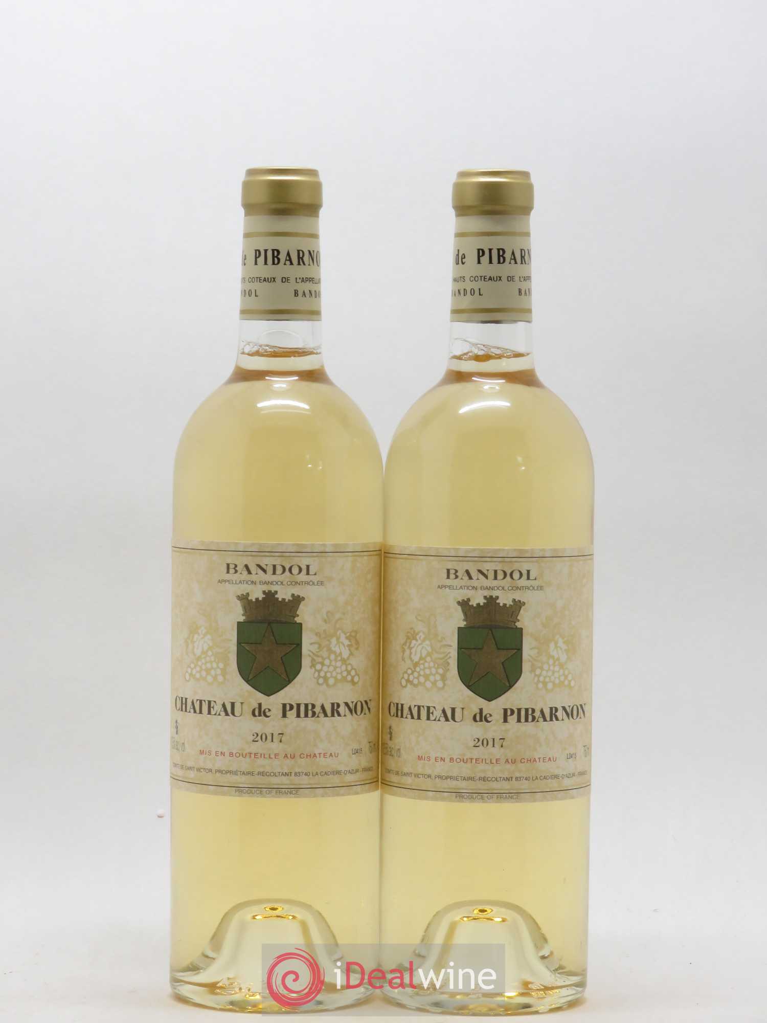 Bandol Château de Pibarnon Comte de Saint-Victor 2017 - Lot de 2 bouteilles - 0
