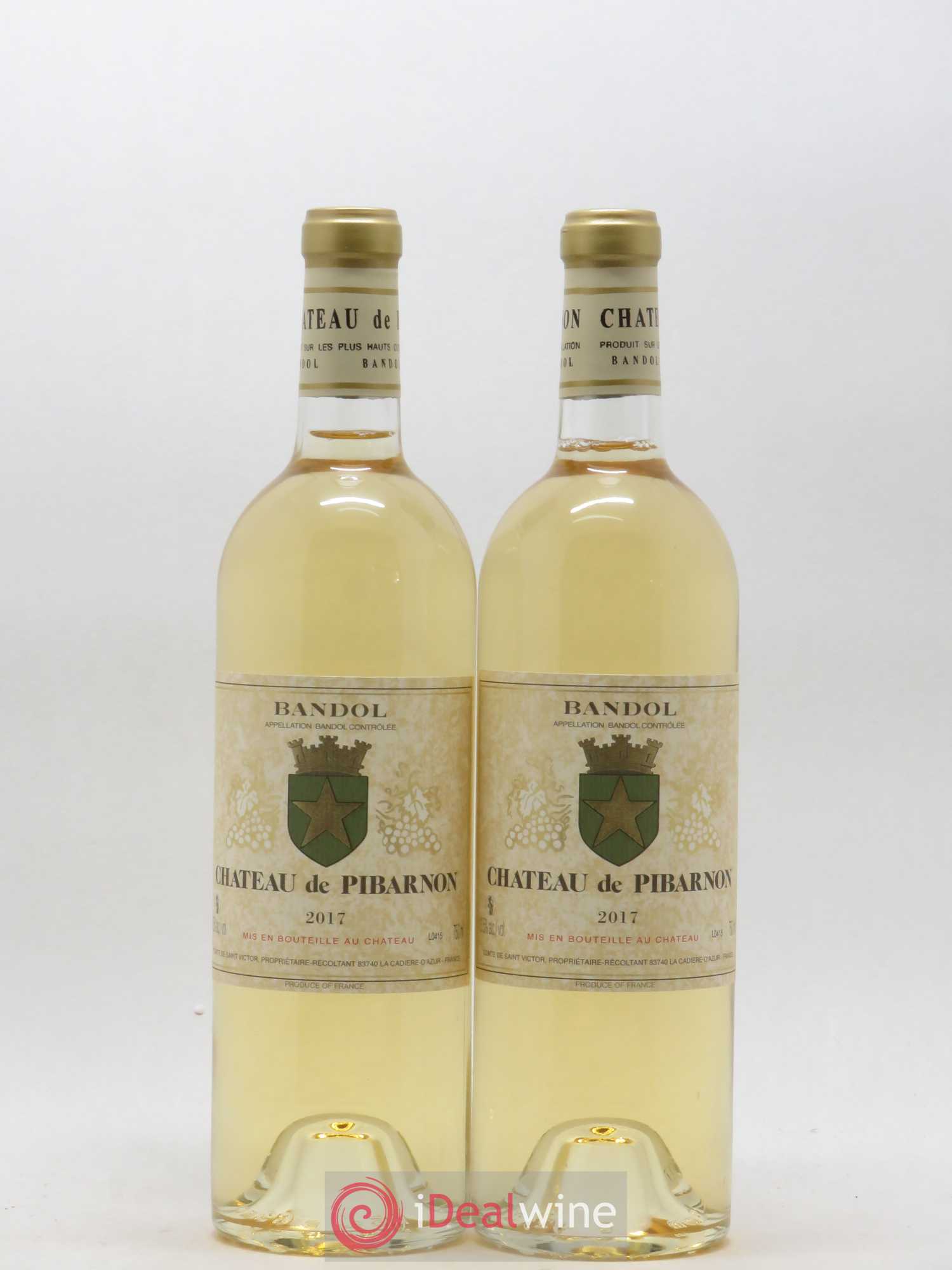 Bandol Château de Pibarnon Comte de Saint-Victor 2017 - Lot de 2 bouteilles - 0