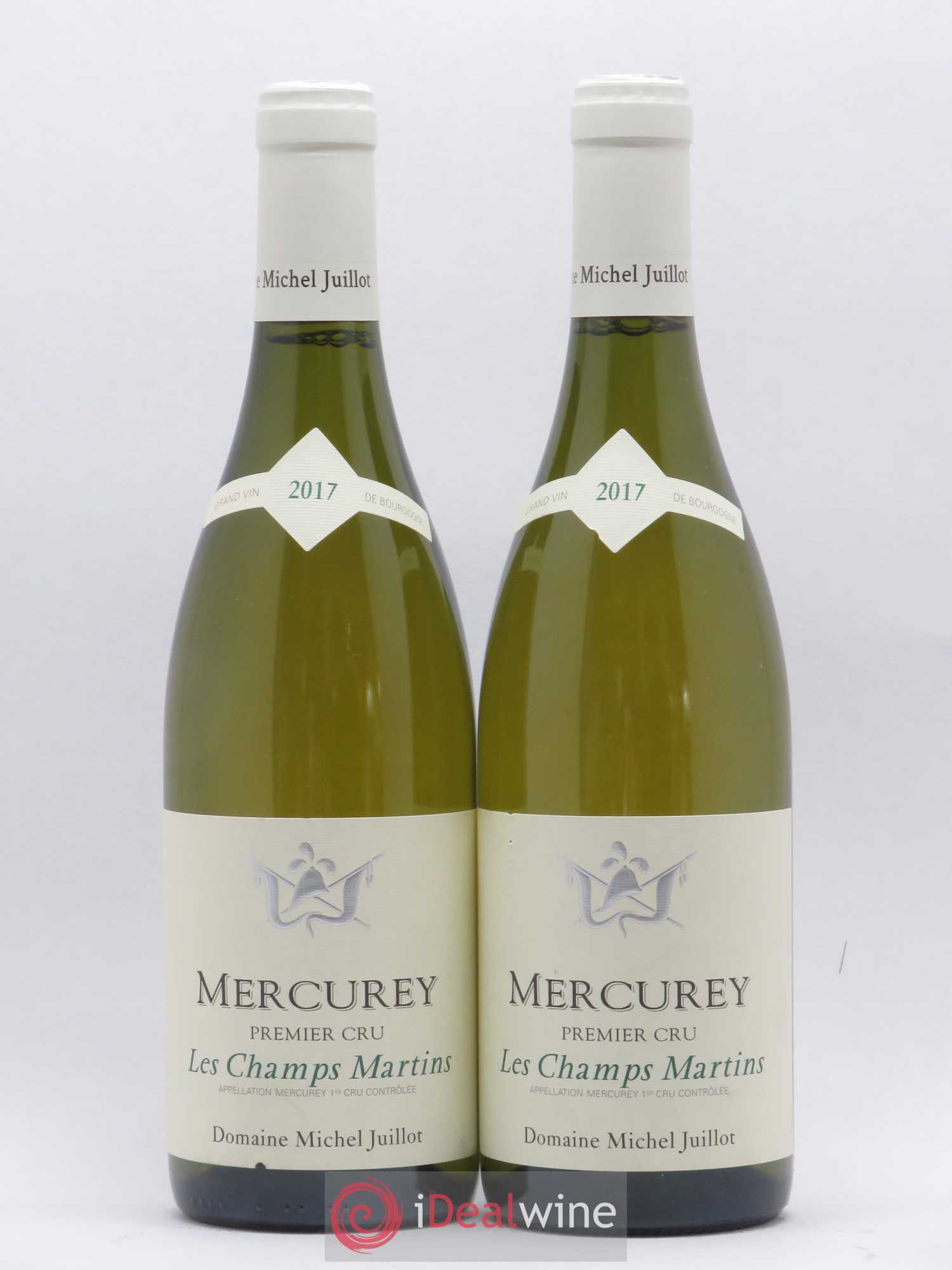 Mercurey 1er Cru Les Champs Martins Michel Juillot (Domaine) 2017 - Lot de 2 bouteilles - 0