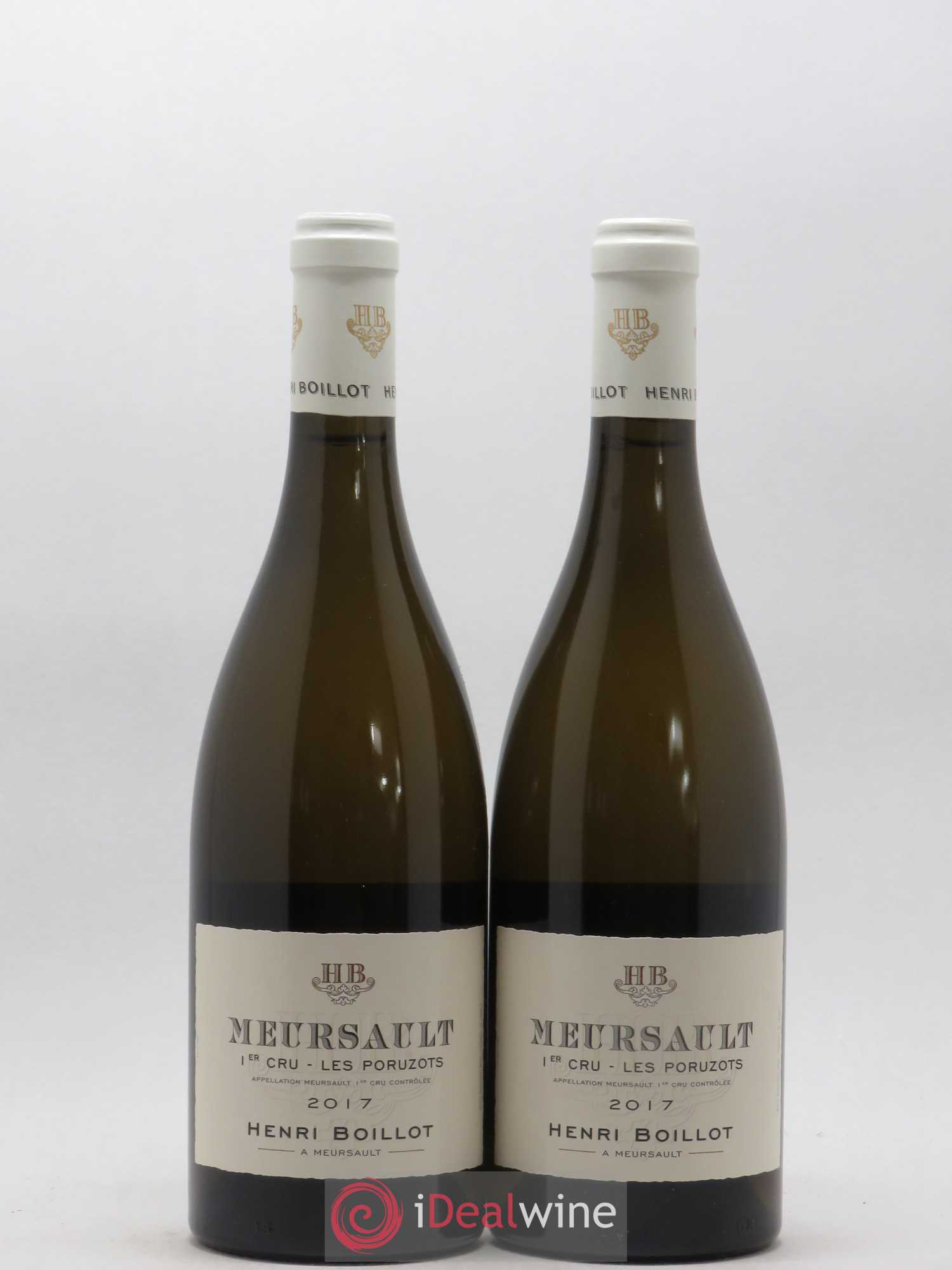 Meursault 1er Cru Poruzots Henri Boillot (Domaine) 2017 - Lot de 2 bouteilles - 0