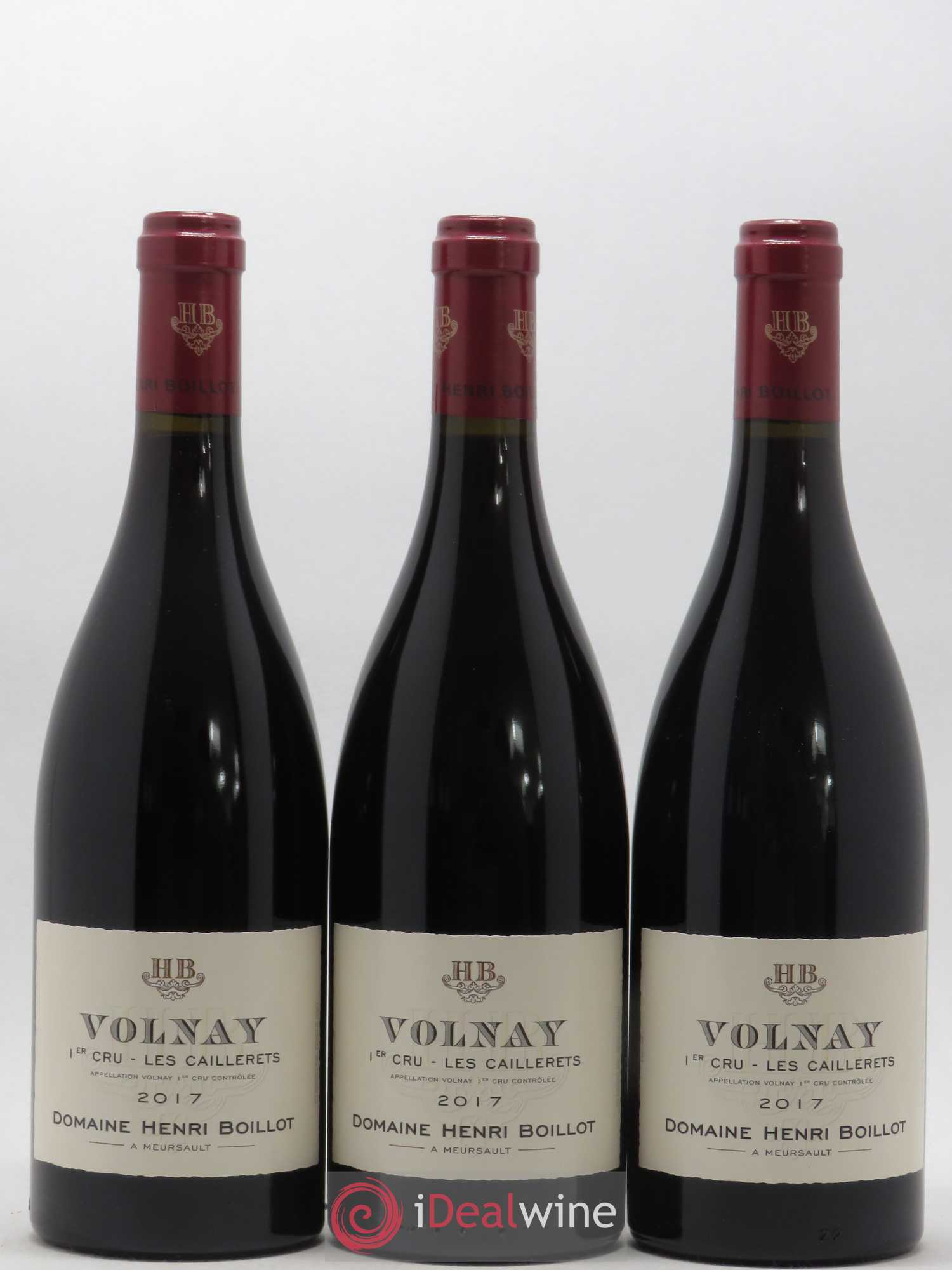Volnay 1er Cru Les Caillerets Henri Boillot (Domaine) 2017 - Lot de 3 bouteilles - 0