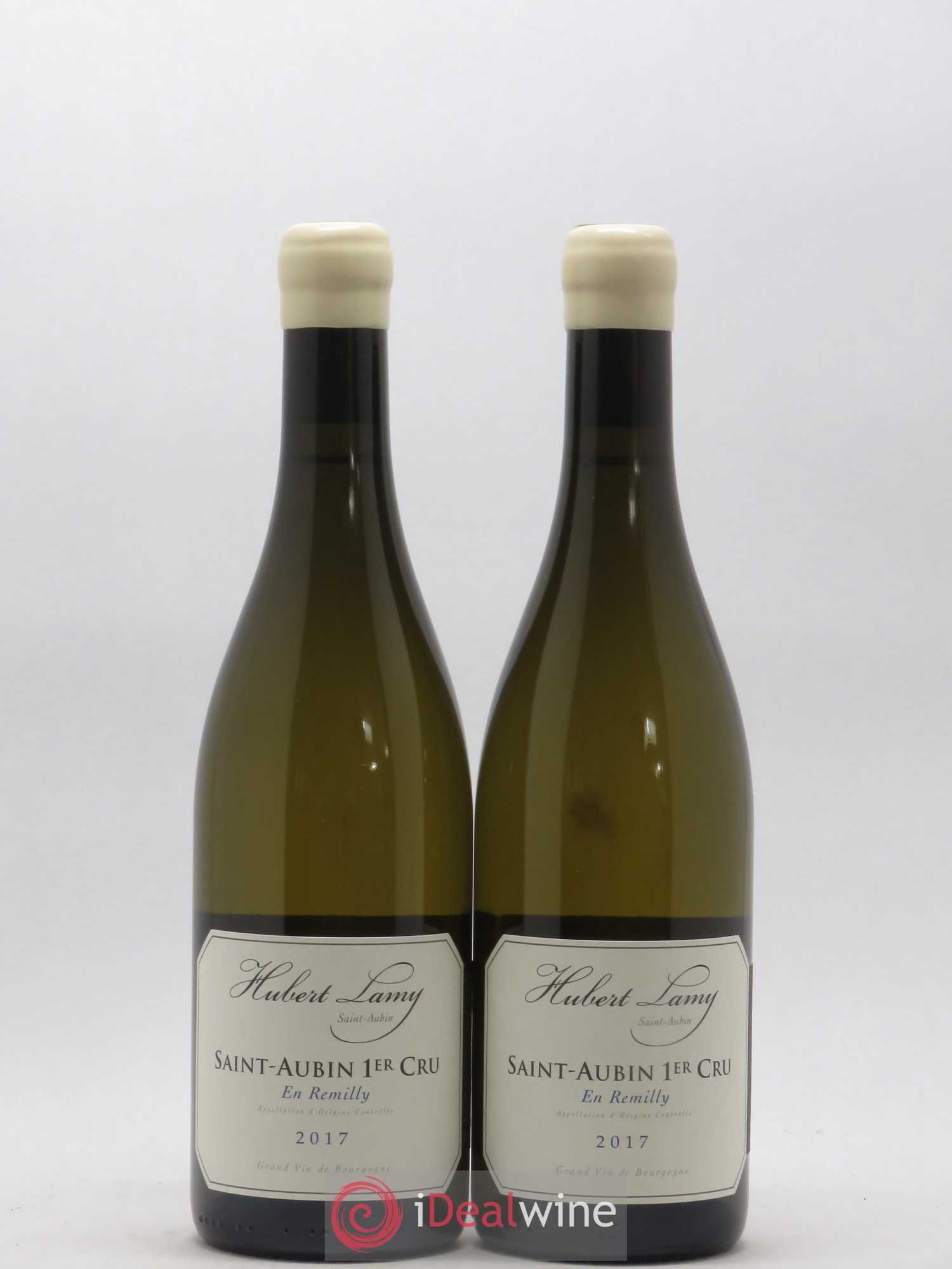 Saint-Aubin 1er Cru En Rémilly Hubert Lamy 2017 - Lot de 2 bouteilles - 0