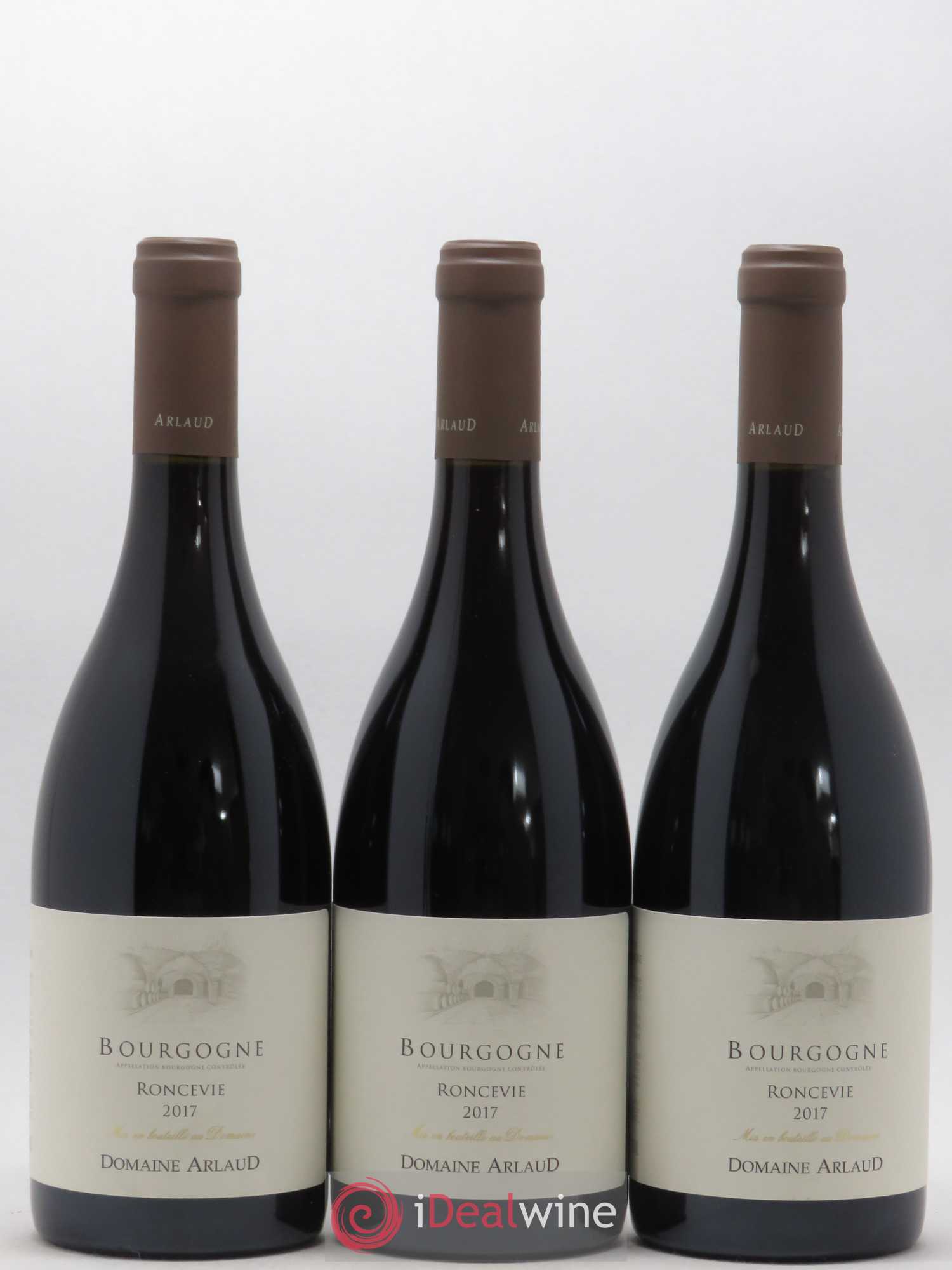 Bourgogne Roncevie Arlaud 2017 - Lot de 3 bouteilles - 0