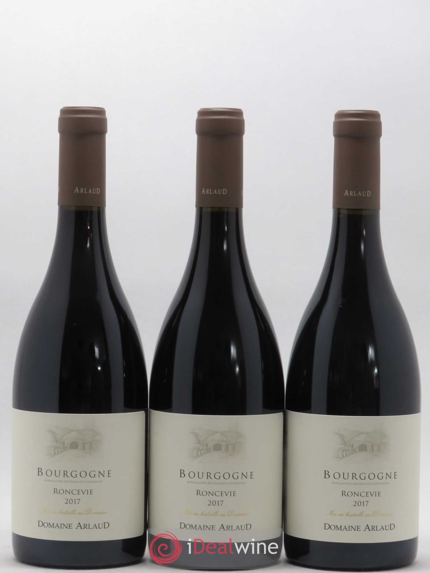 Bourgogne Roncevie Arlaud 2017 - Lot de 3 bouteilles - 0