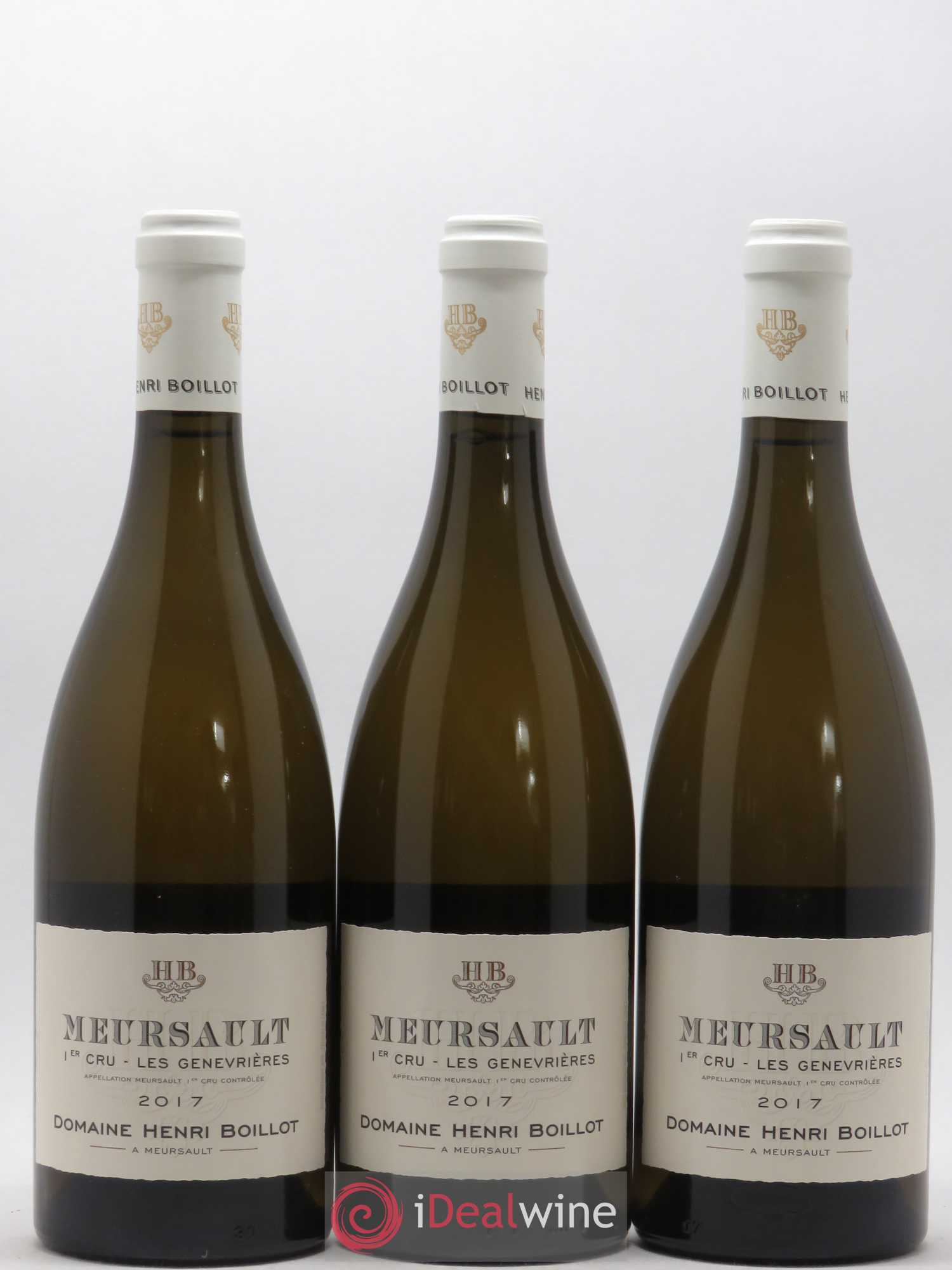 Meursault 1er Cru Les Genevrières Henri Boillot (Domaine) 2017 - Lot de 3 bouteilles - 0