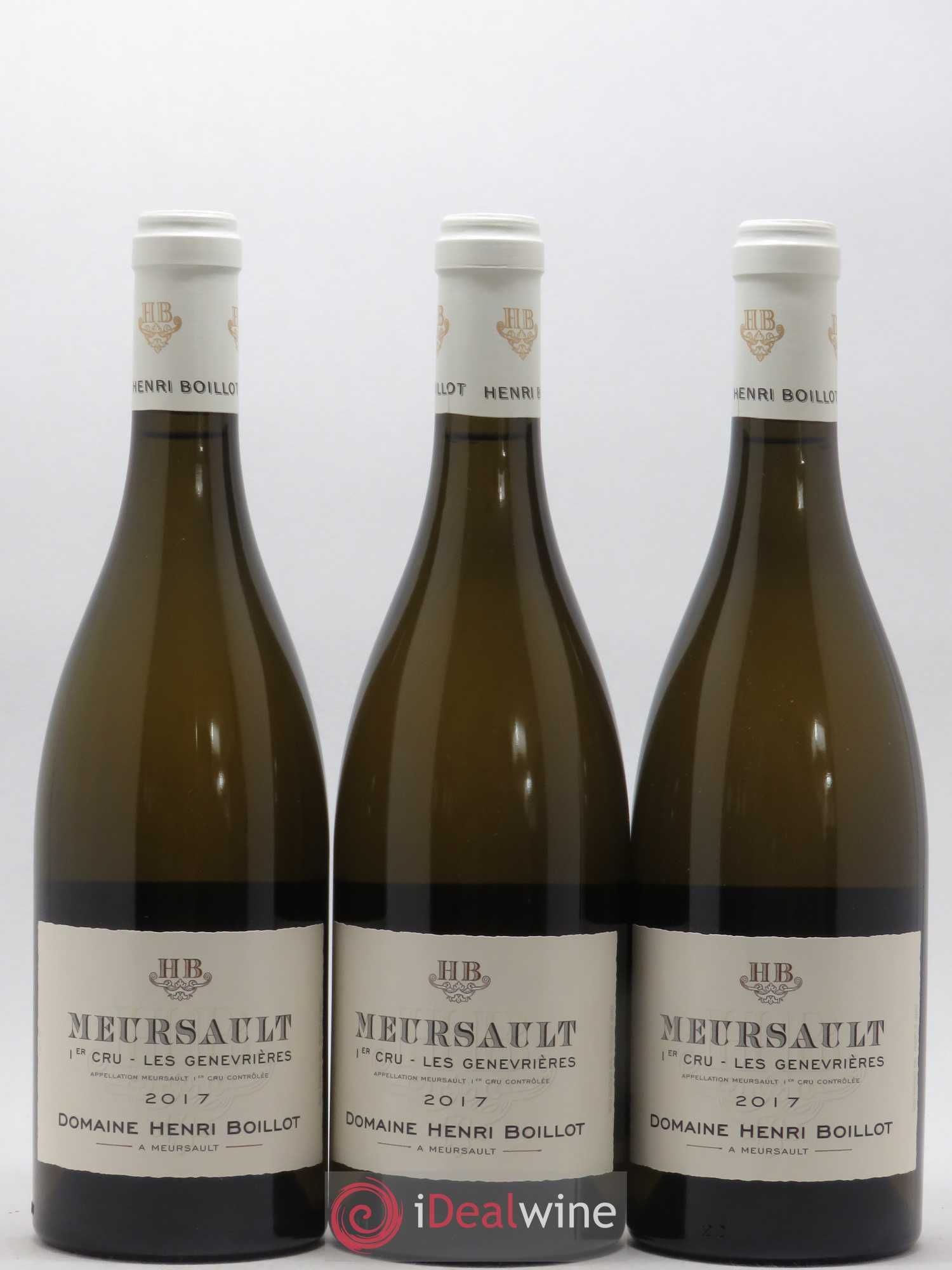 Meursault 1er Cru Les Genevrières Henri Boillot (Domaine) 2017 - Lot de 3 bouteilles - 0