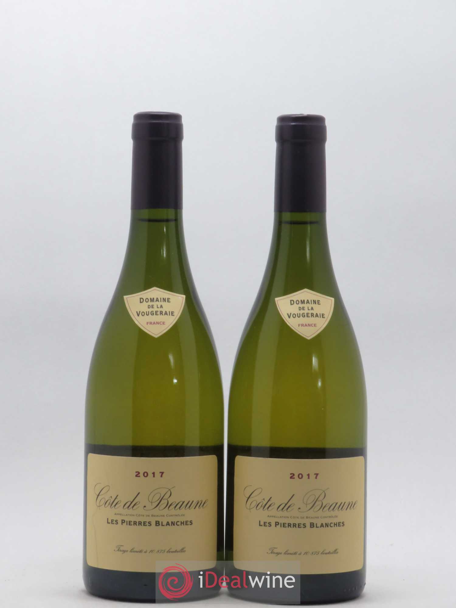 Bourgogne Côte de Beaune Les Pierres Blanches La Vougeraie 2017 - Posten von 2 Flaschen - 0