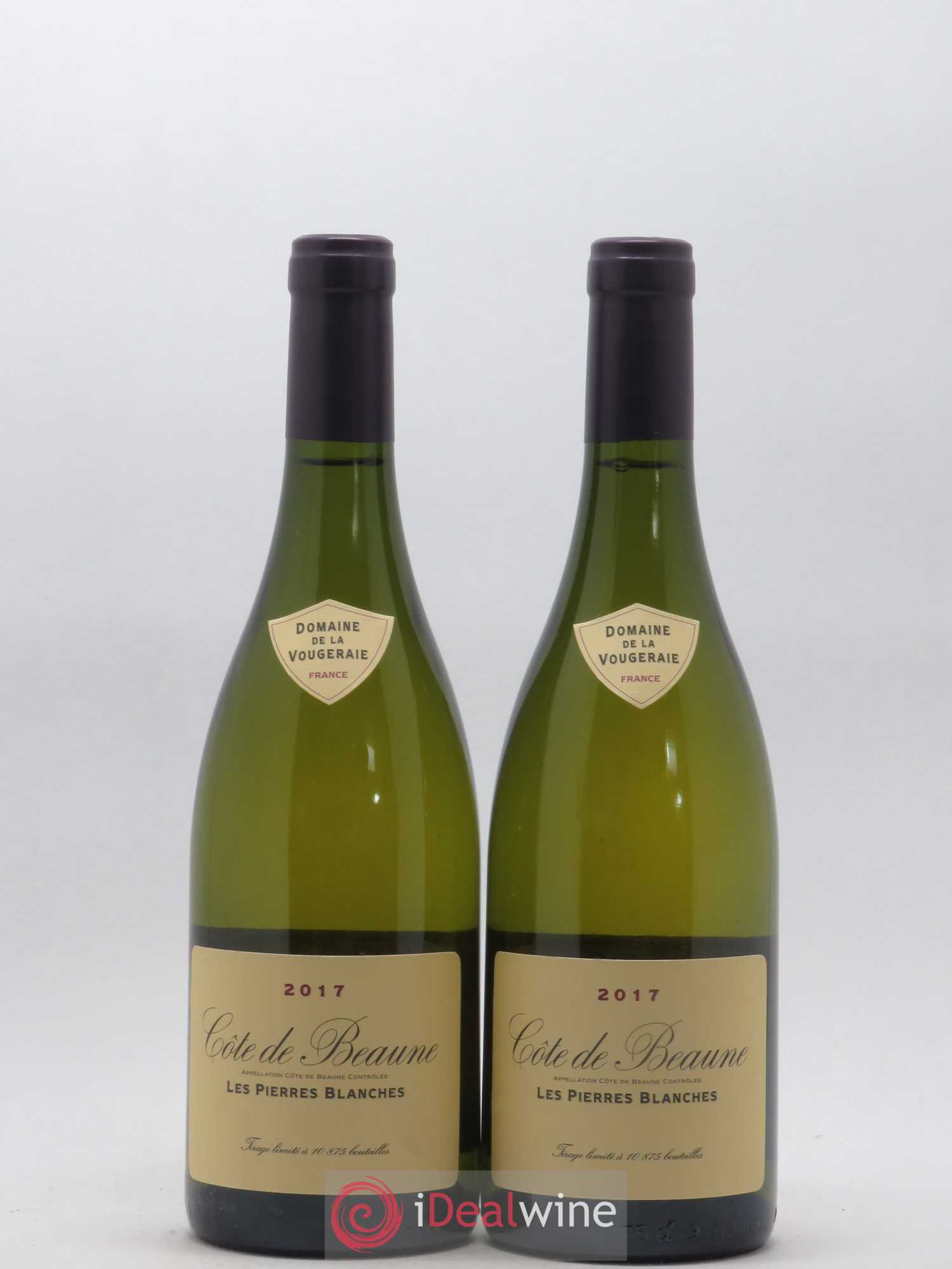 Bourgogne Côte de Beaune Les Pierres Blanches La Vougeraie 2017 - Posten von 2 Flaschen - 0