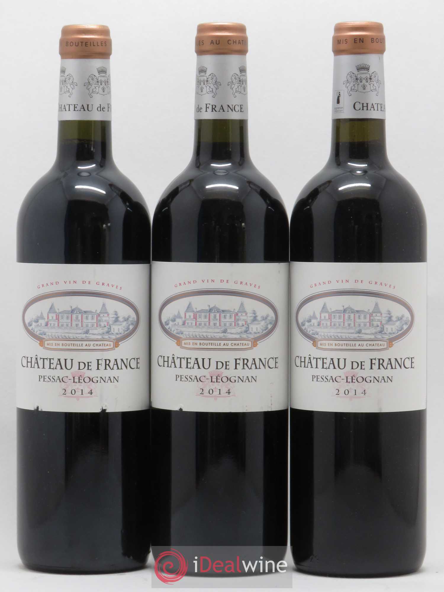Château de France 2014 - Lot de 3 bouteilles - 0