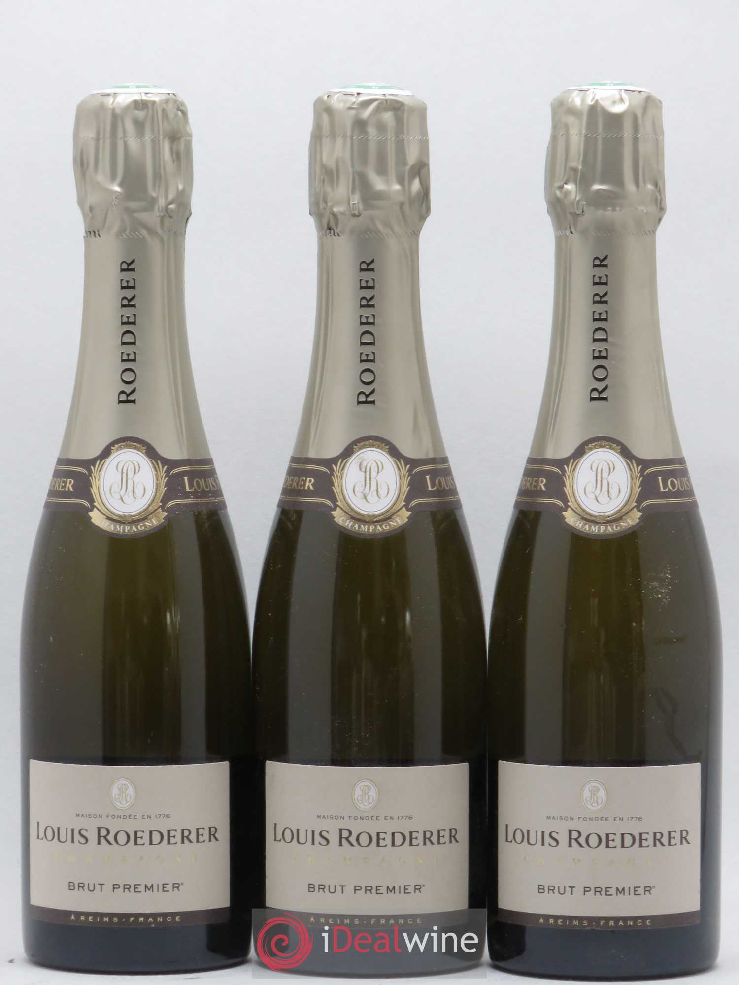Premier Brut Louis Roederer - Lot de 3 demi bouteilles - 0