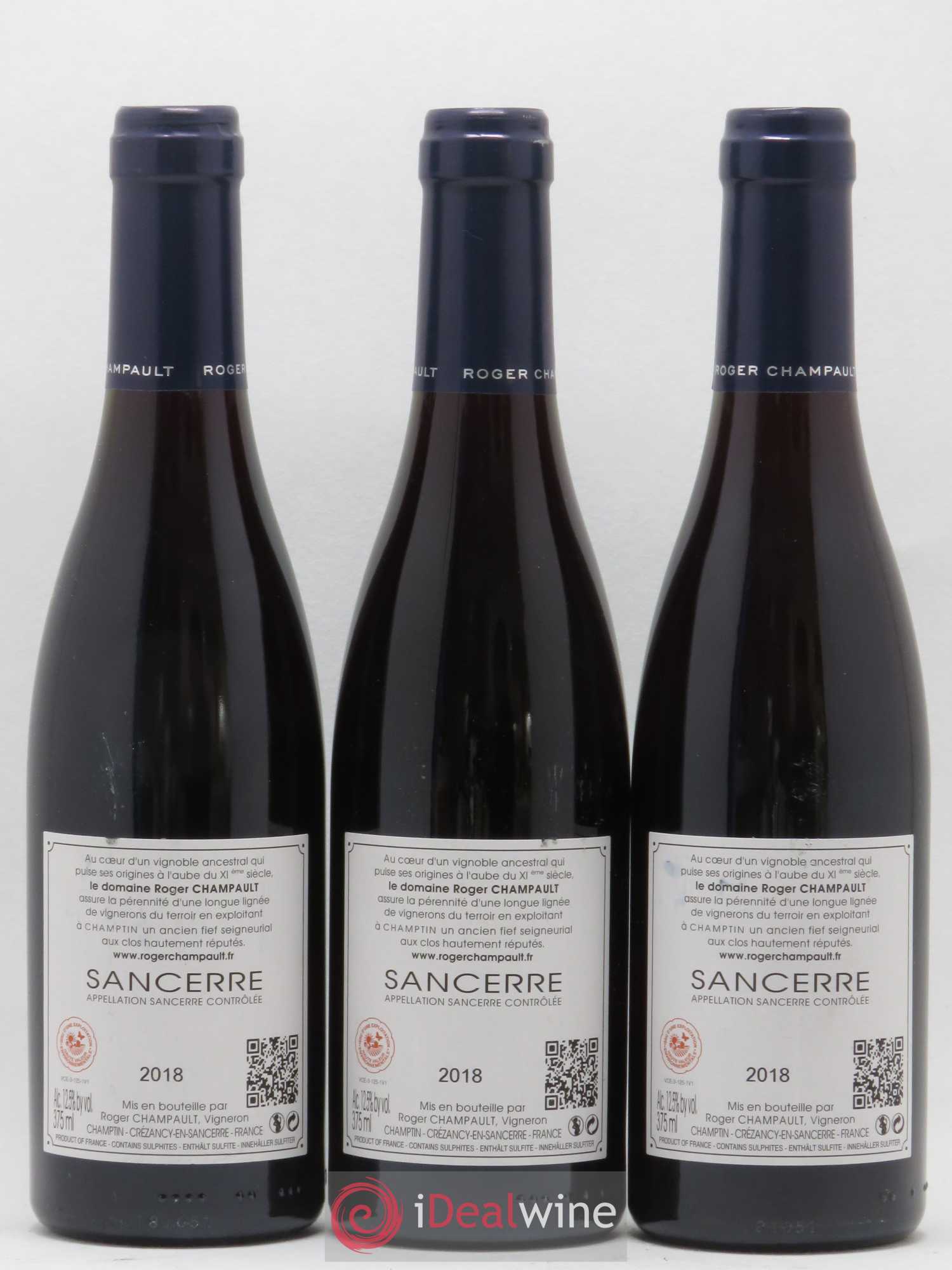 Sancerre Les Pierris Champault 2018 - Posten von 6 Demi-Flaschen - 2