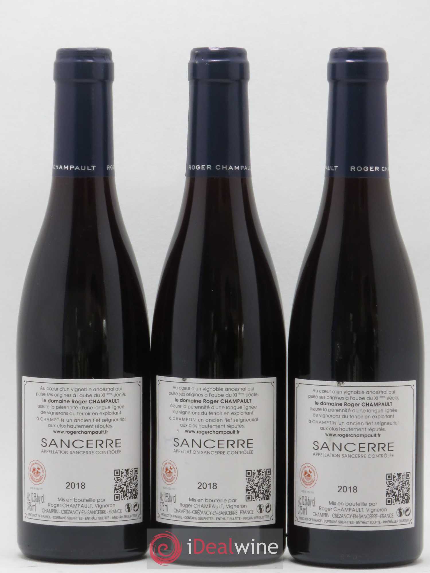 Sancerre Les Pierris Champault 2018 - Posten von 6 Demi-Flaschen - 4