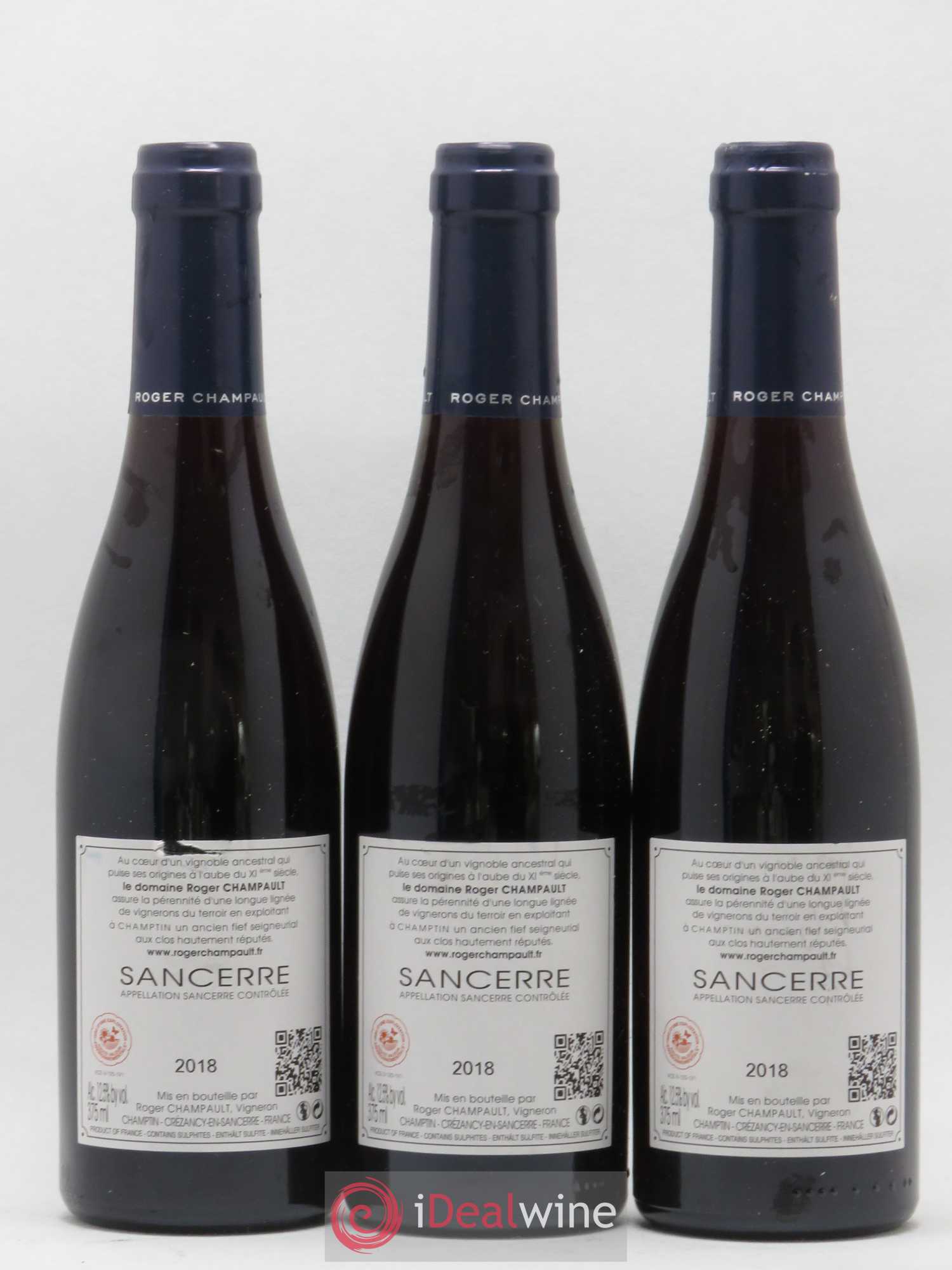 Sancerre Les Pierris Champault 2018 - Posten von 6 Demi-Flaschen - 2