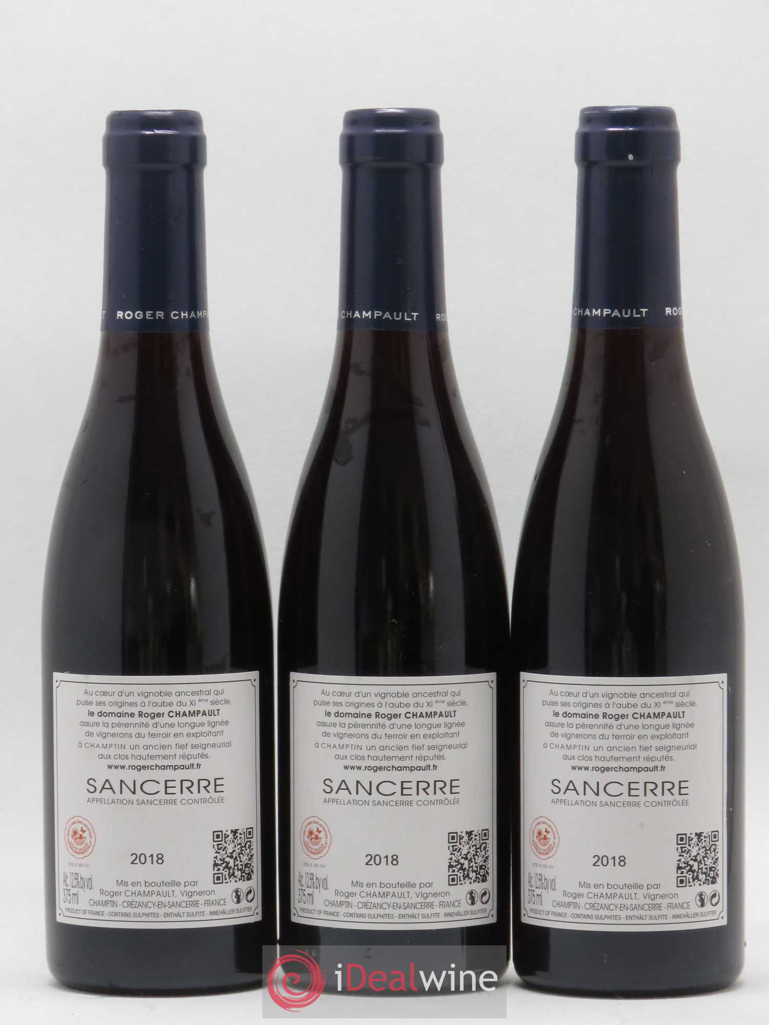 Sancerre Les Pierris Champault 2018 - Posten von 6 Demi-Flaschen - 4