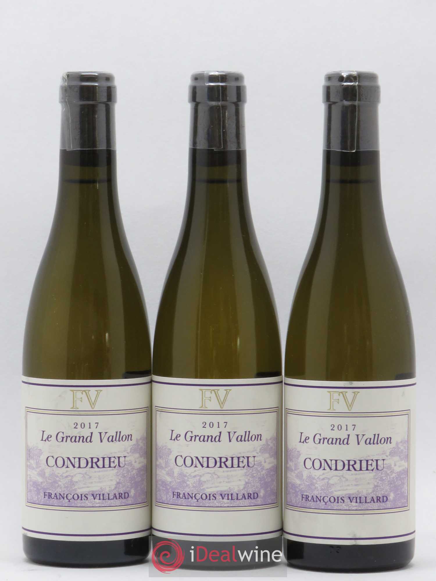 Condrieu Le Grand Vallon François Villard 2017 - Lot de 6 demi bouteilles - 2