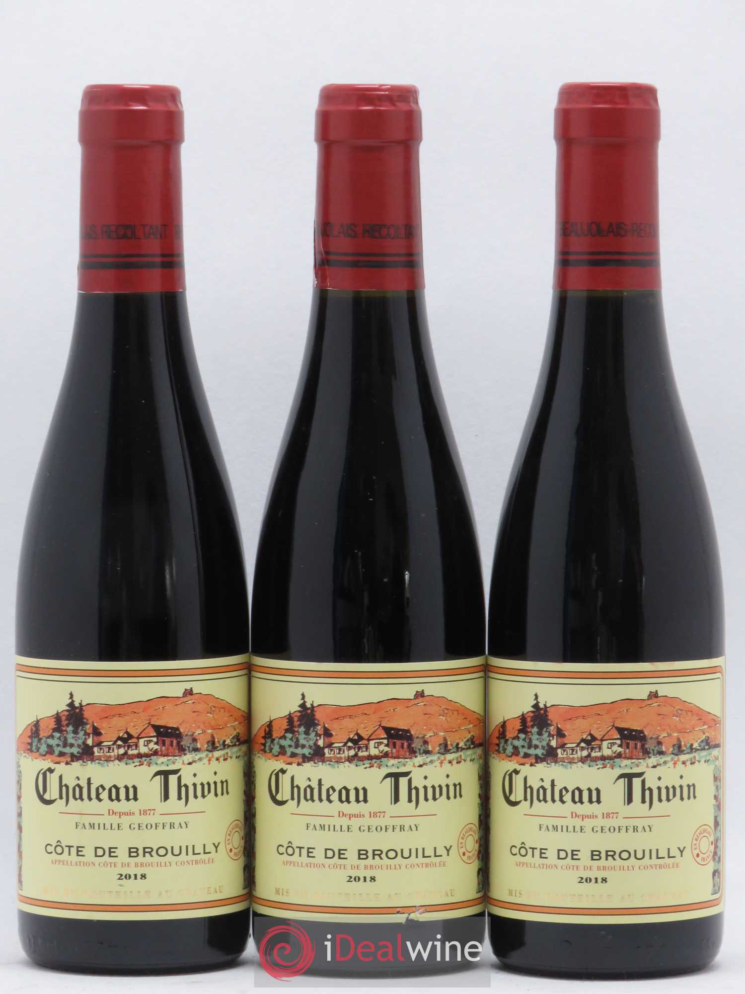 Côte de Brouilly Cuvée La Chapelle Château Thivin 2018 - Lot de 12 demi bouteilles - 4