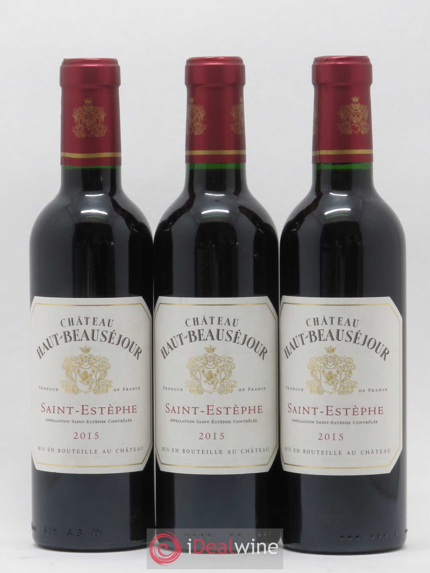 Château Haut Beauséjour Cru Bourgeois 2015 - Lot de 12 demi bouteilles - 1