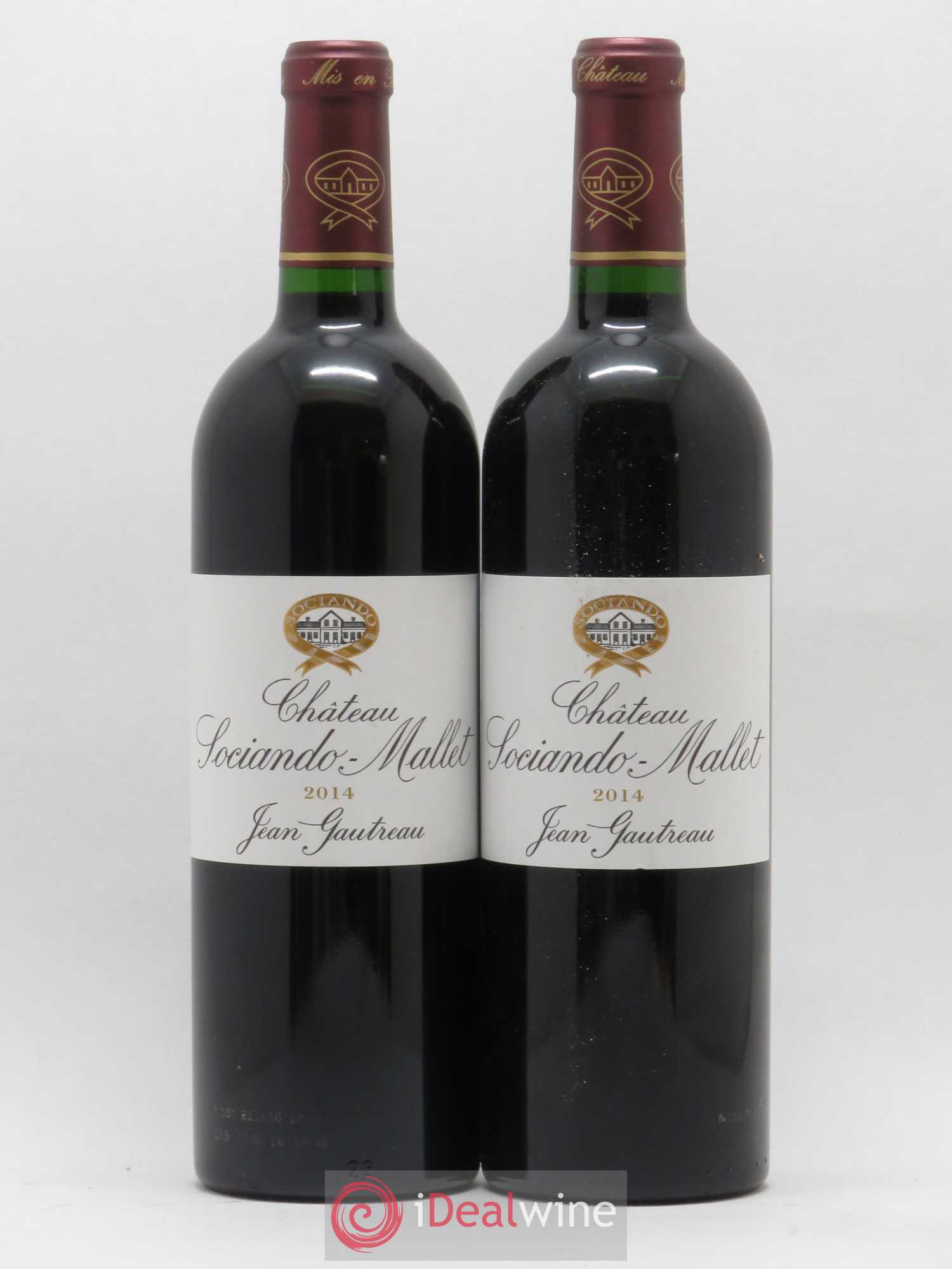 Château Sociando Mallet 2014 - Lot de 2 bouteilles - 0