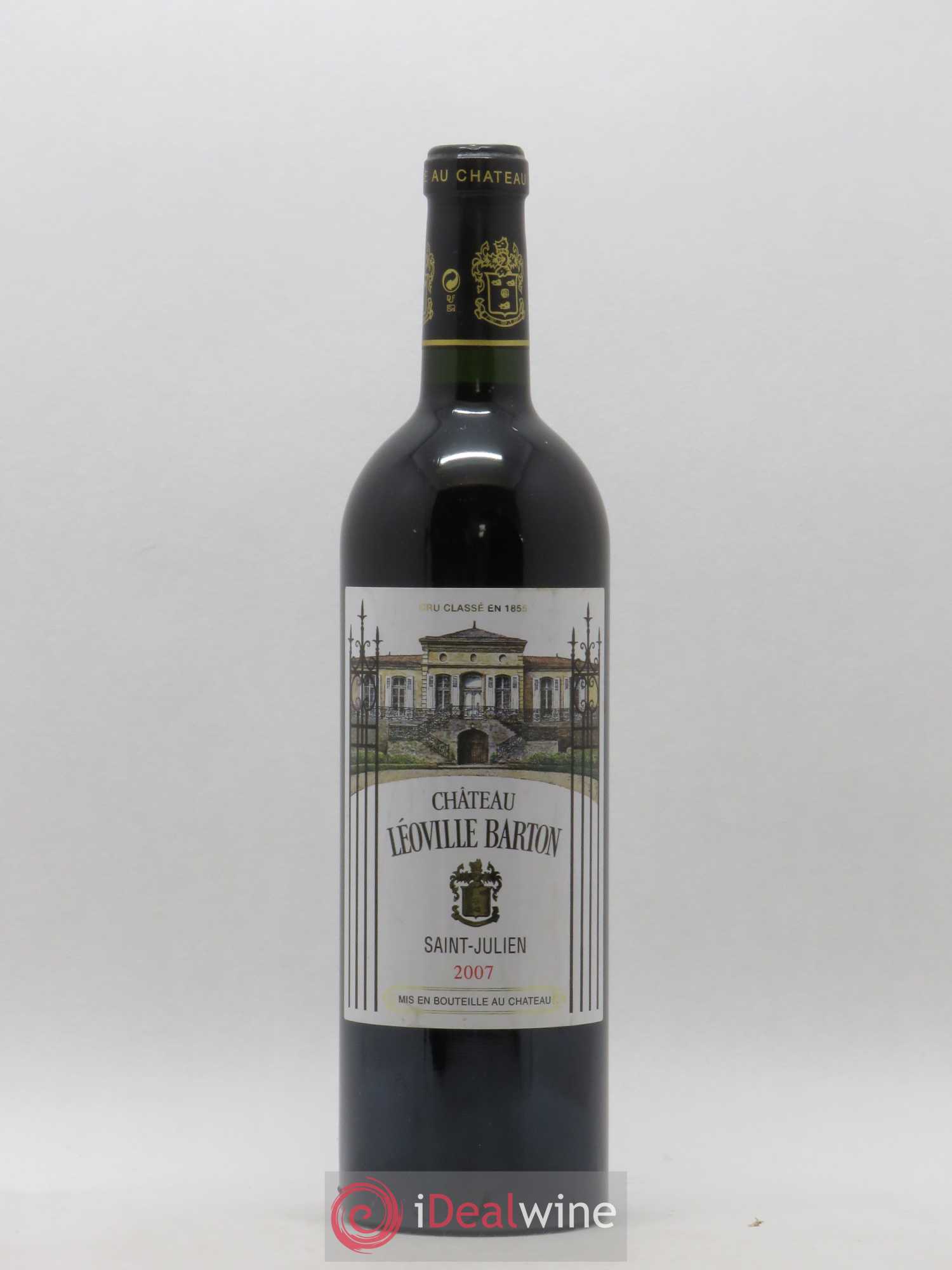 Château Léoville Barton 2ème Grand Cru Classé 2007 - Lot de 1 bouteille - 0
