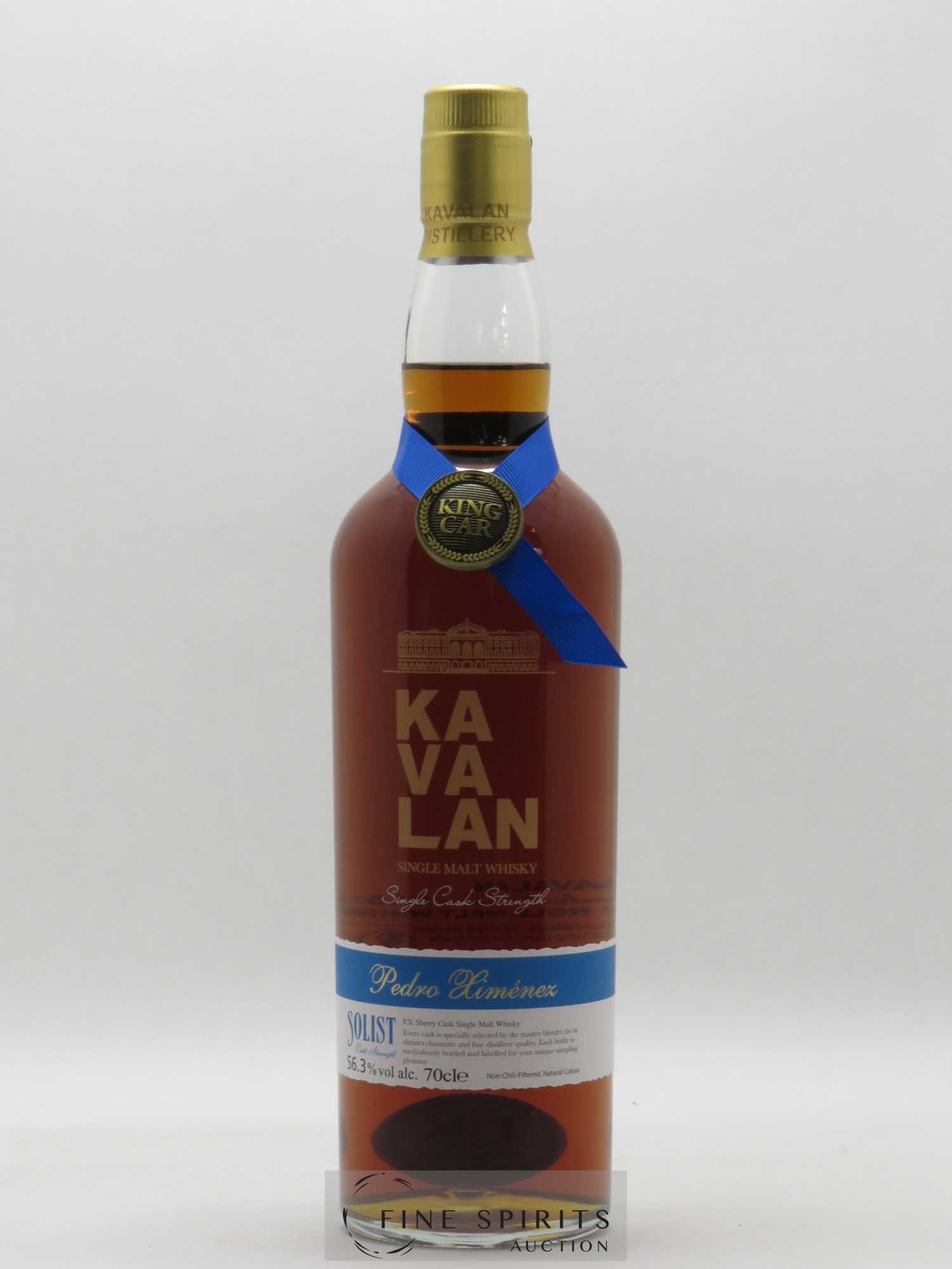 Kavalan Of. Solist Pedro Ximenez Cask Cask n°PX100714032A Cask Strength - Lot de 1 bouteille - 1