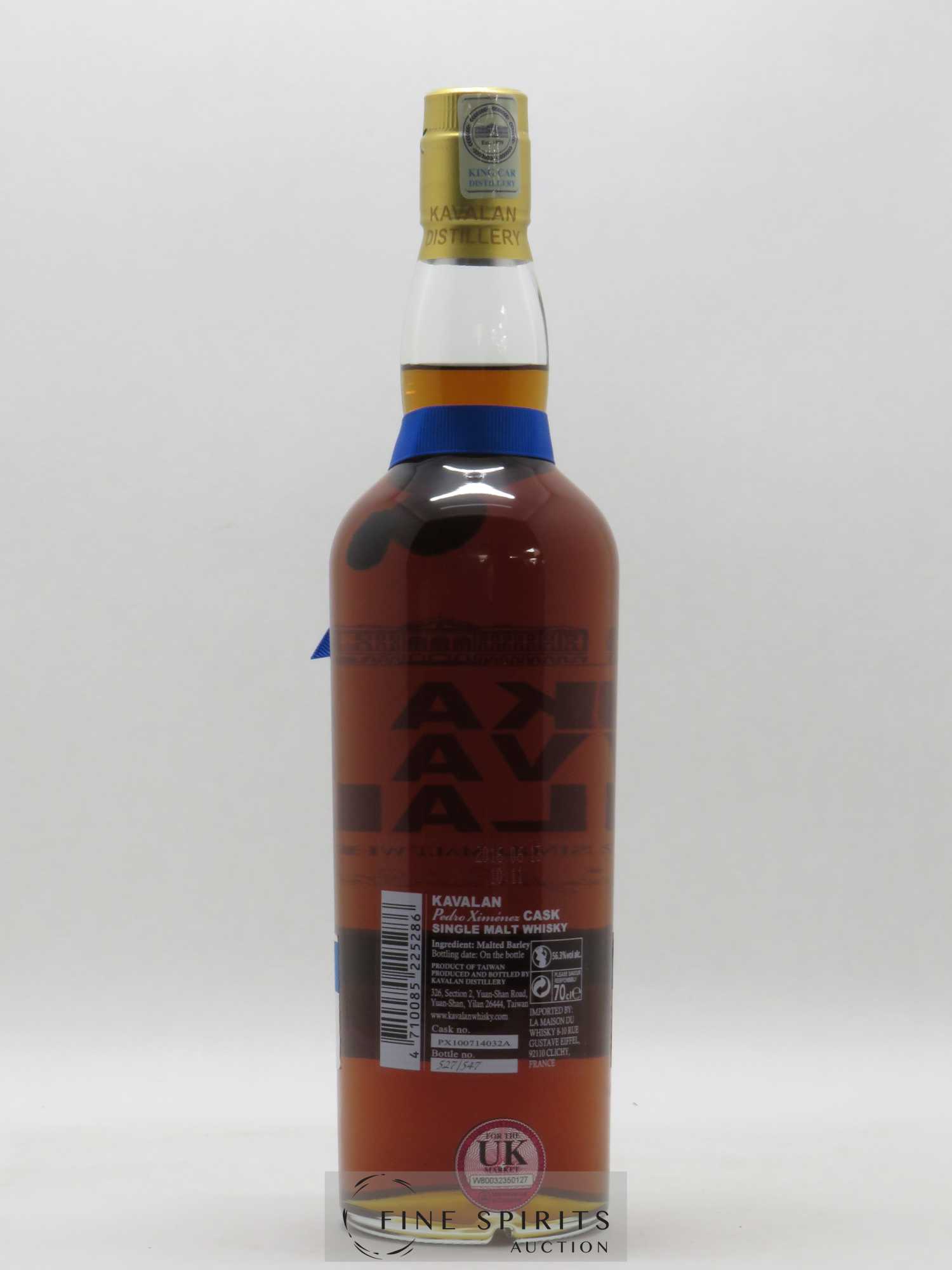 Kavalan Of. Solist Pedro Ximenez Cask Cask n°PX100714032A Cask Strength - Lot de 1 bouteille - 2