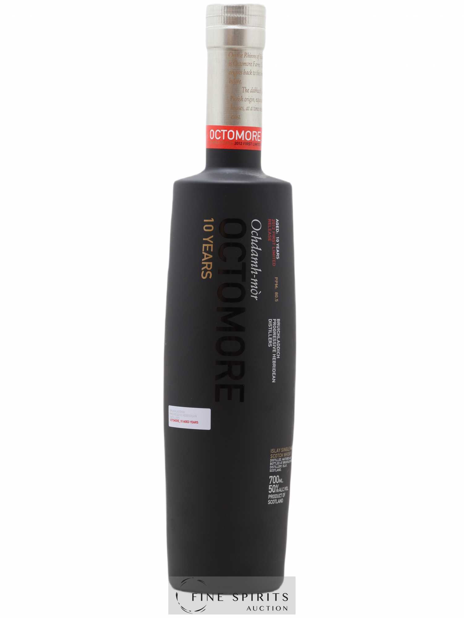 Octomore 10 years Of. 2012 First Limited Release - Posten von 1 Flasche - 1