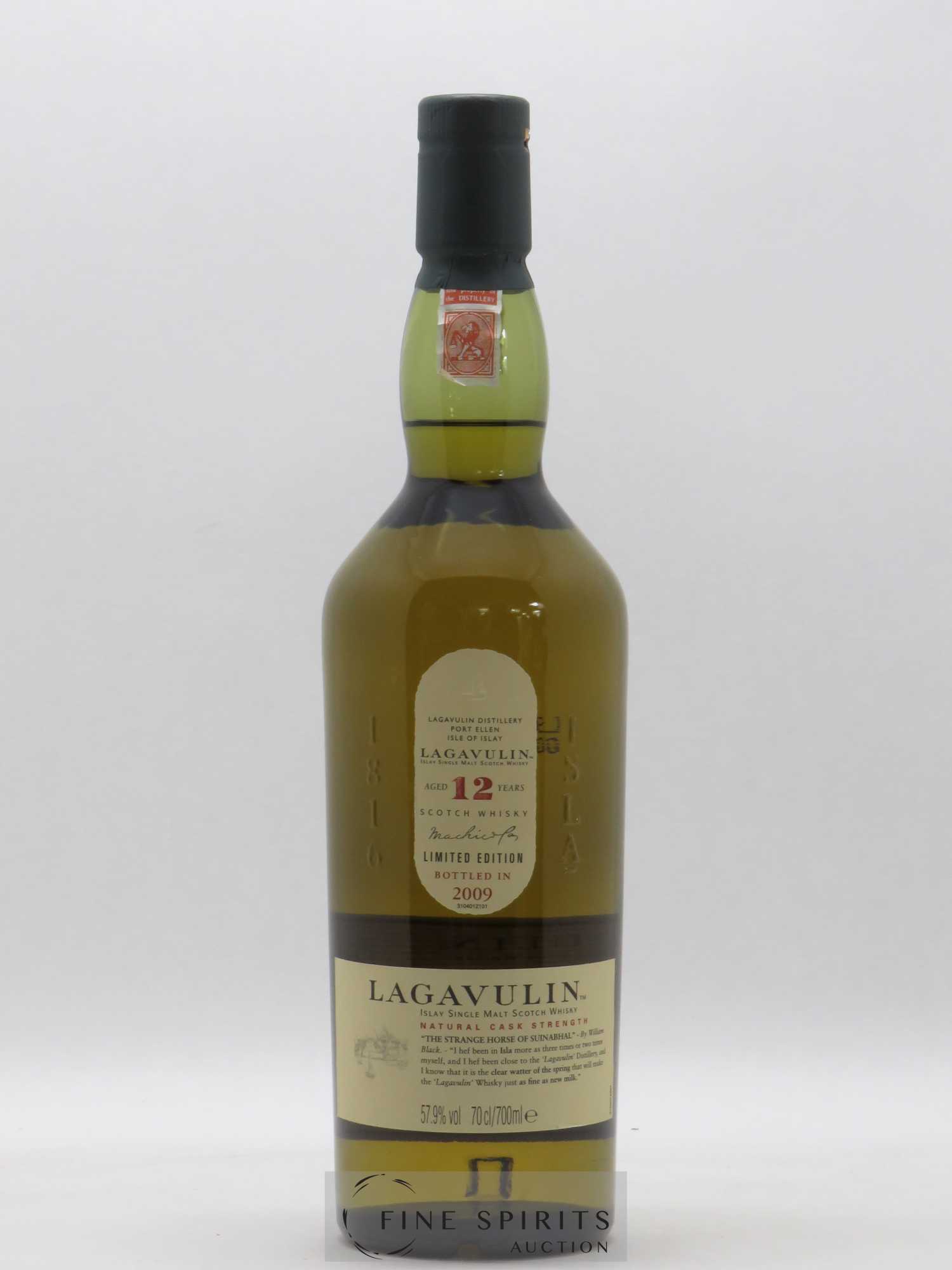 Lagavulin 12 years Of. Natural Cask Strength bottled in 2009 Limited Edition - Lot de 1 bouteille - 1