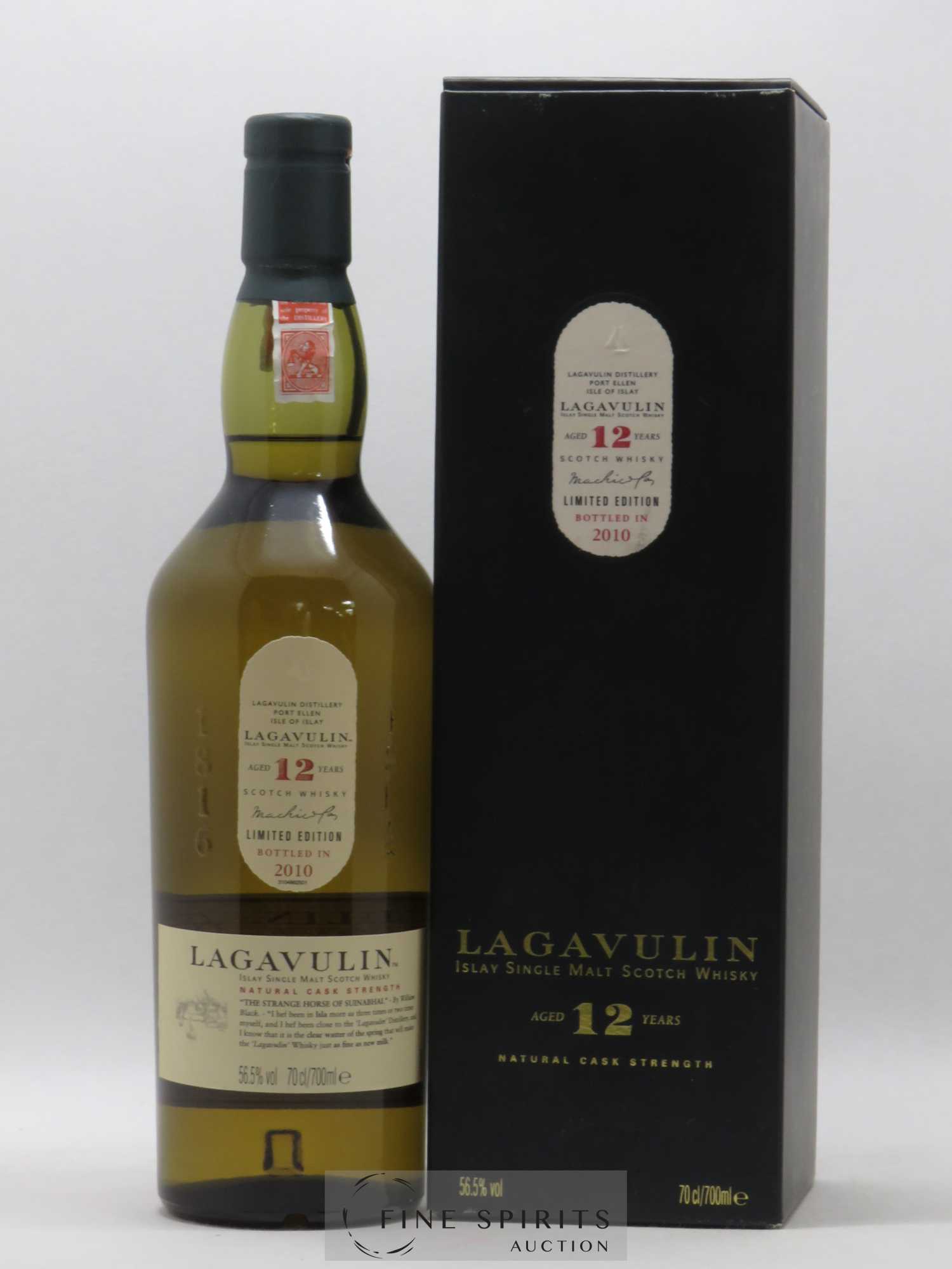 Lagavulin 12 years Of. Natural Cask Strength bottled in 2010 Limited Edition - Lot de 1 bouteille - 0